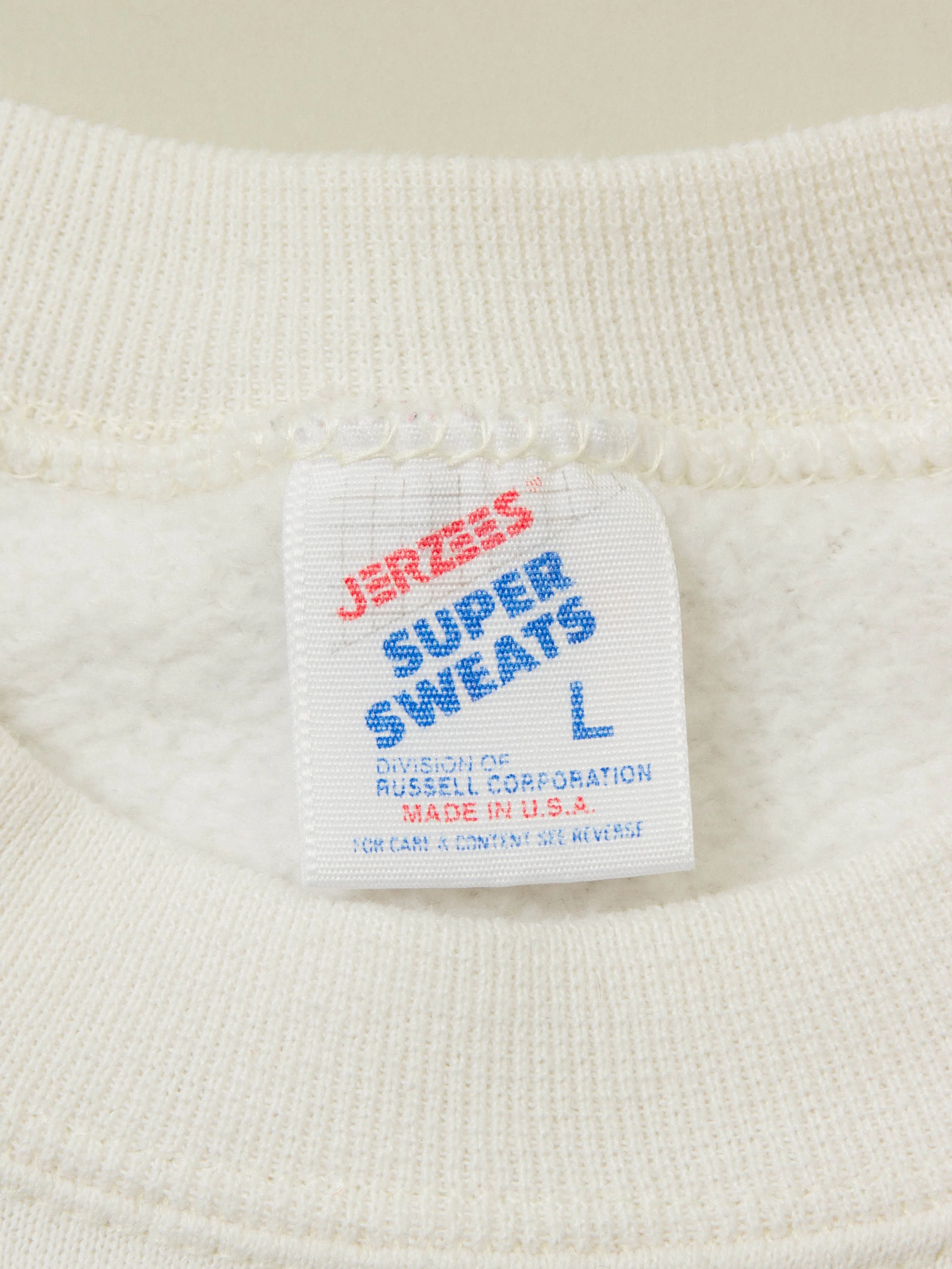 Vtg 1990s Jerzees Graphic Sweatshirt - Made in USA (L) - Image 2