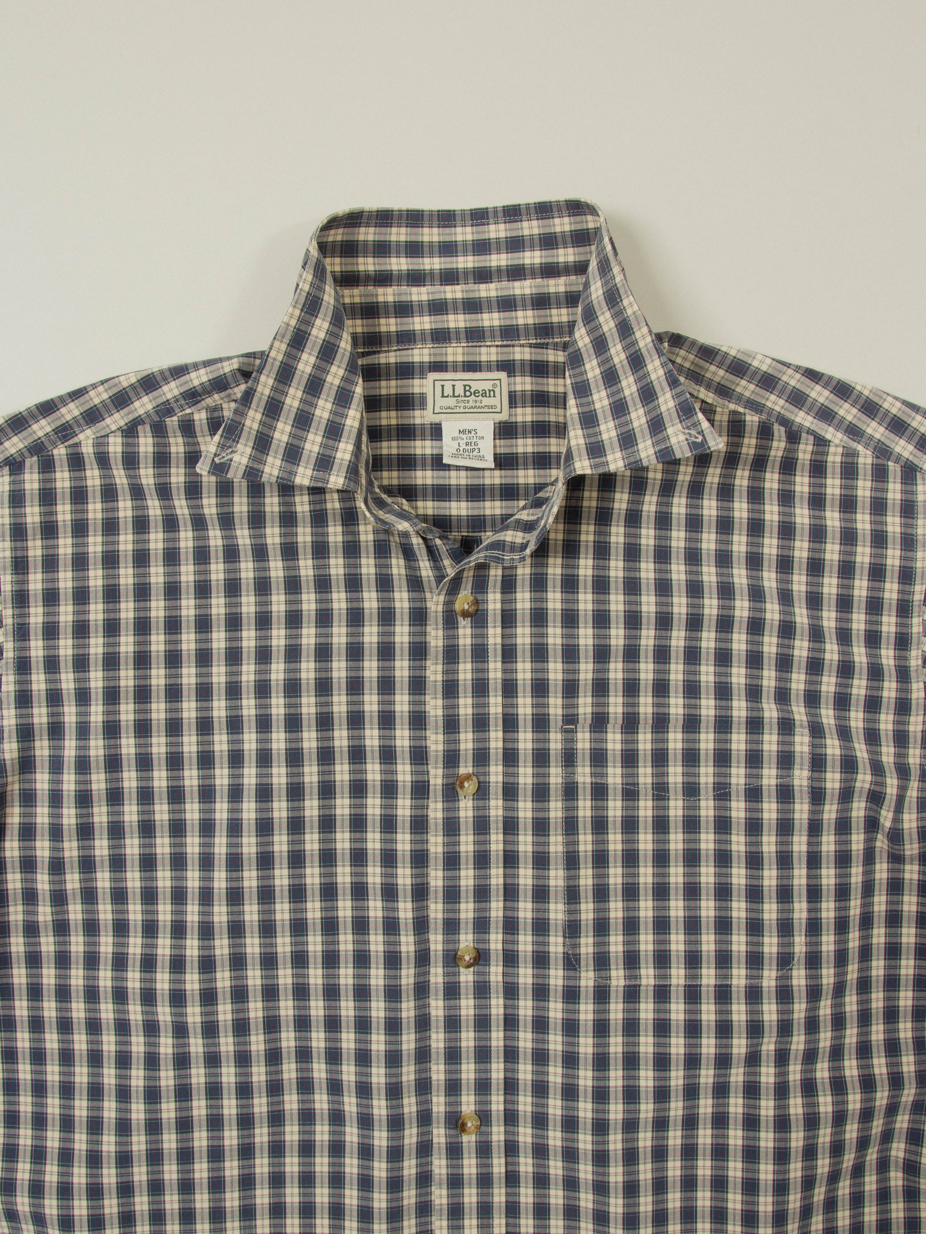 Vtg 1990s L.L.Bean Button Down Shirt (L) - Image 3