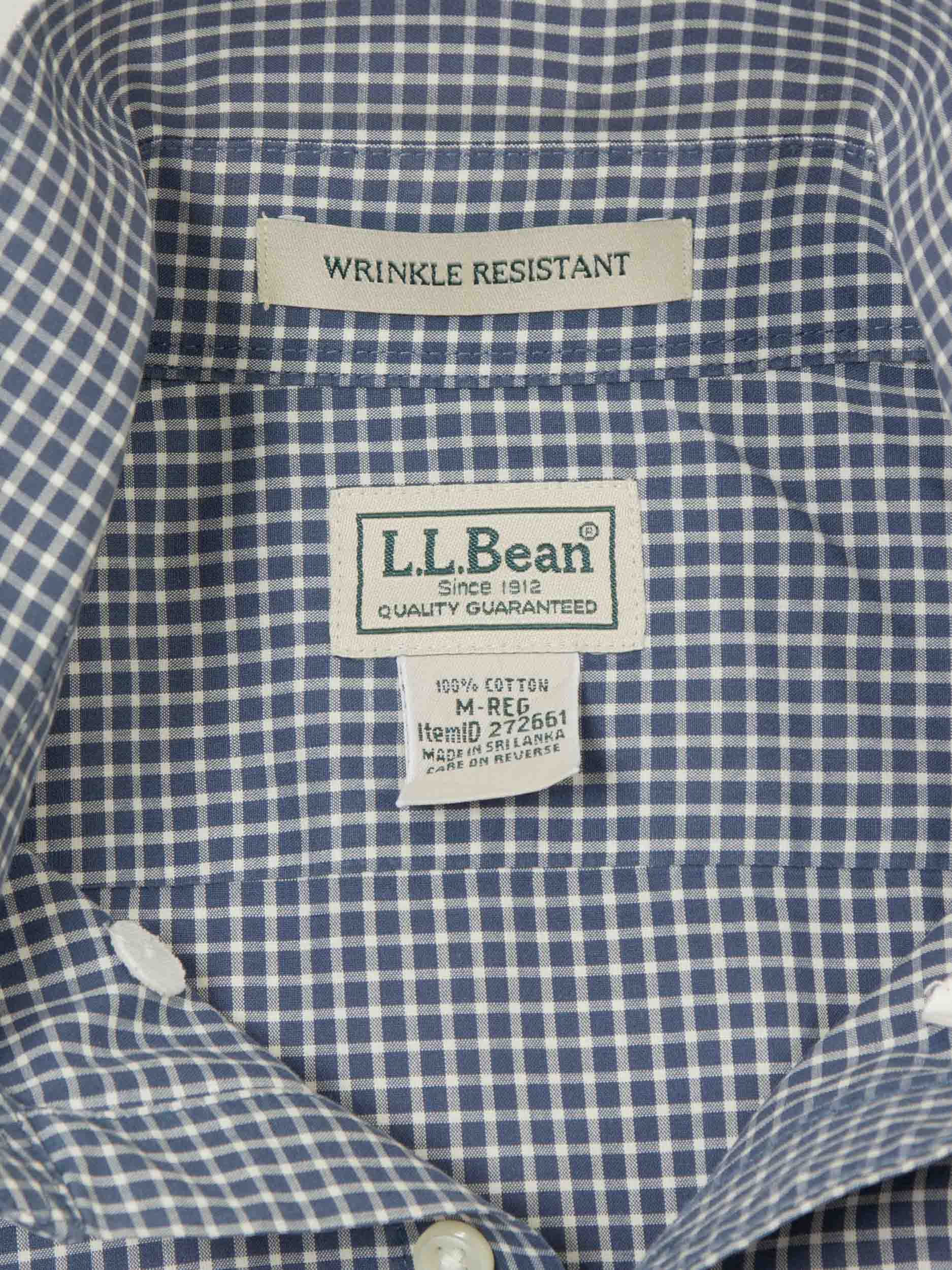 Vtg 1990s L.L.Bean Button Down Shirt (M) - Image 3