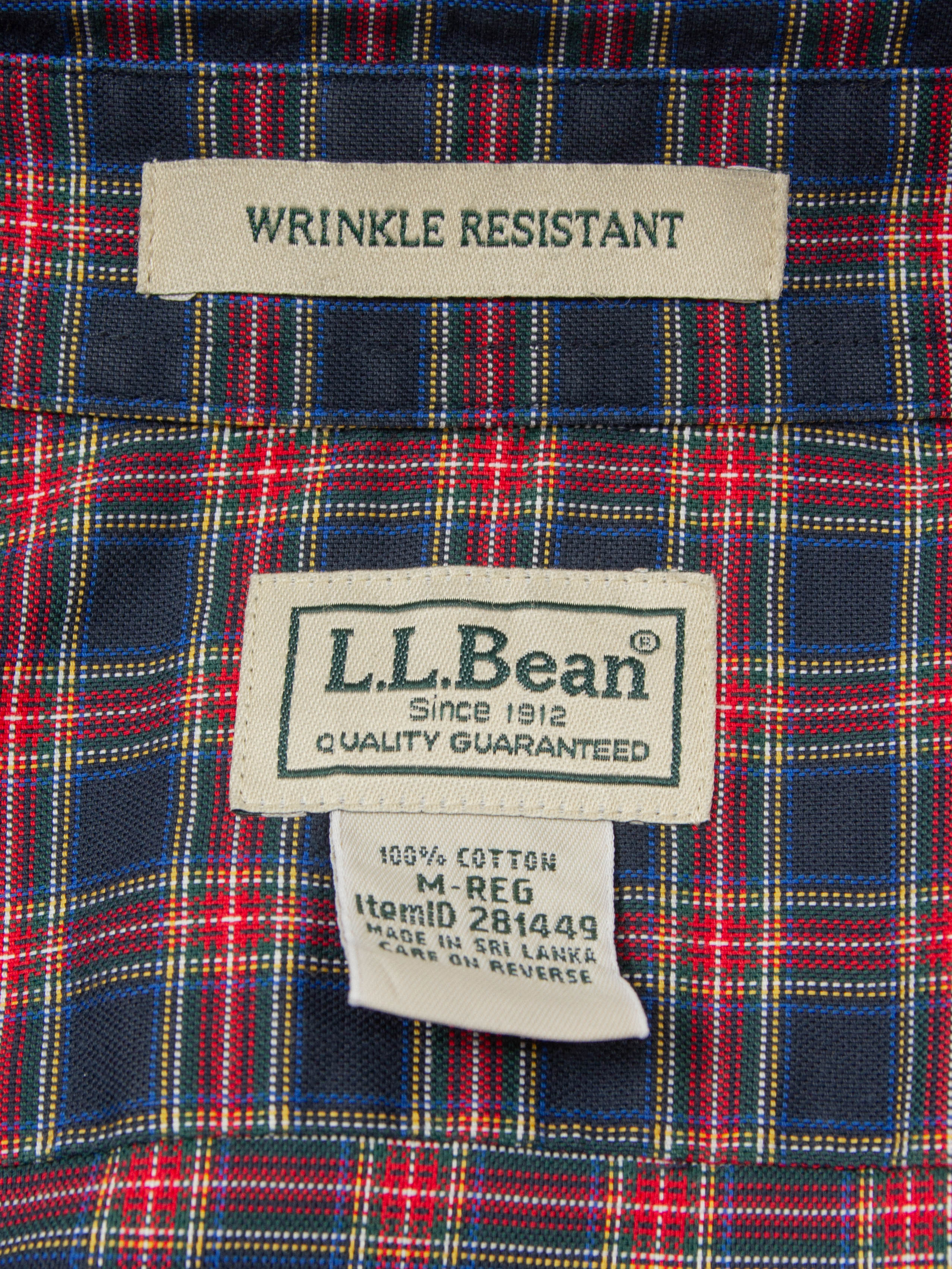 Vtg 1990s L.L.Bean Button Down Shirt (M) - Image 3