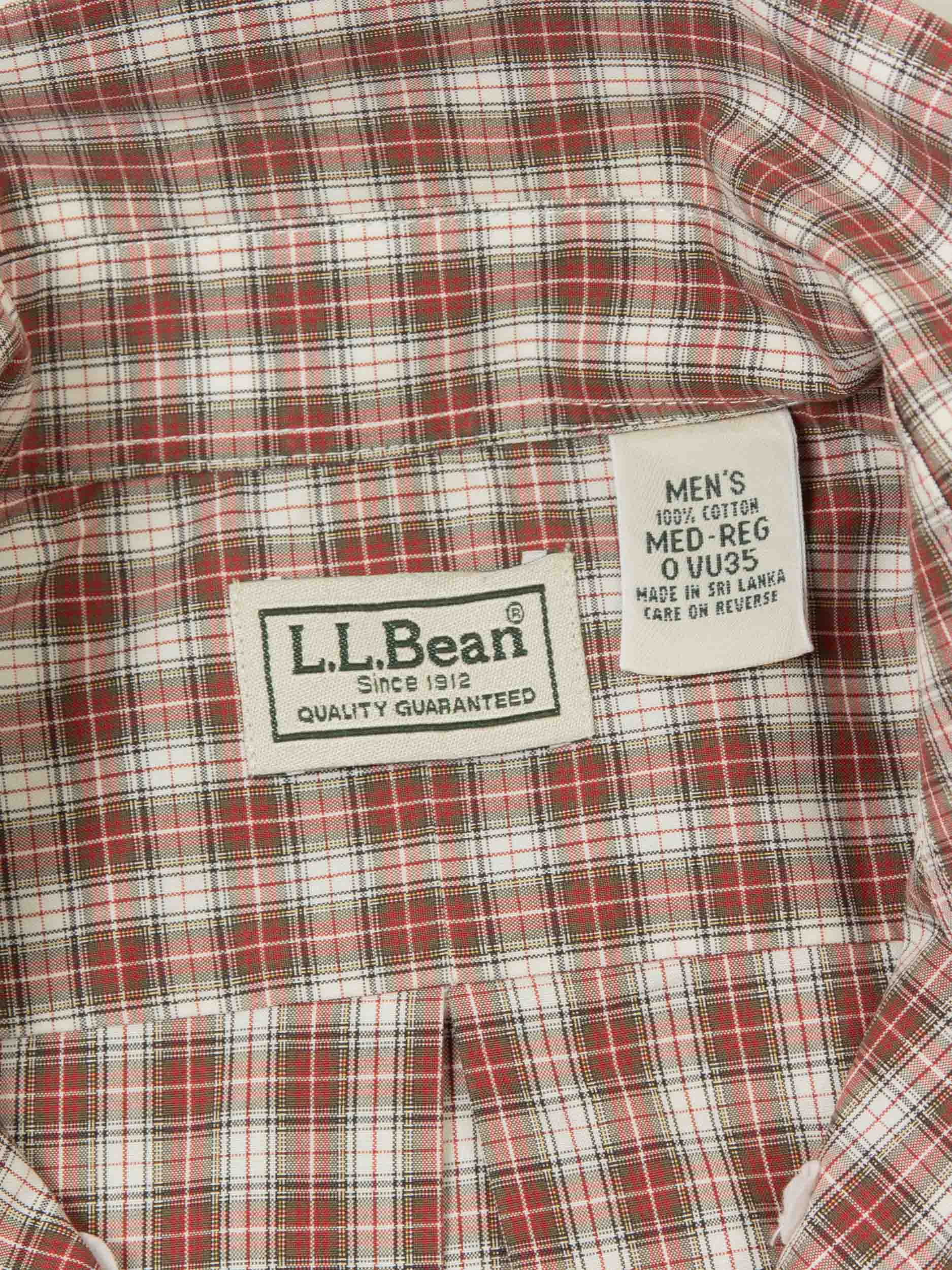 Vtg 1990s L.L.Bean Button Down Shirt (M) - Image 3