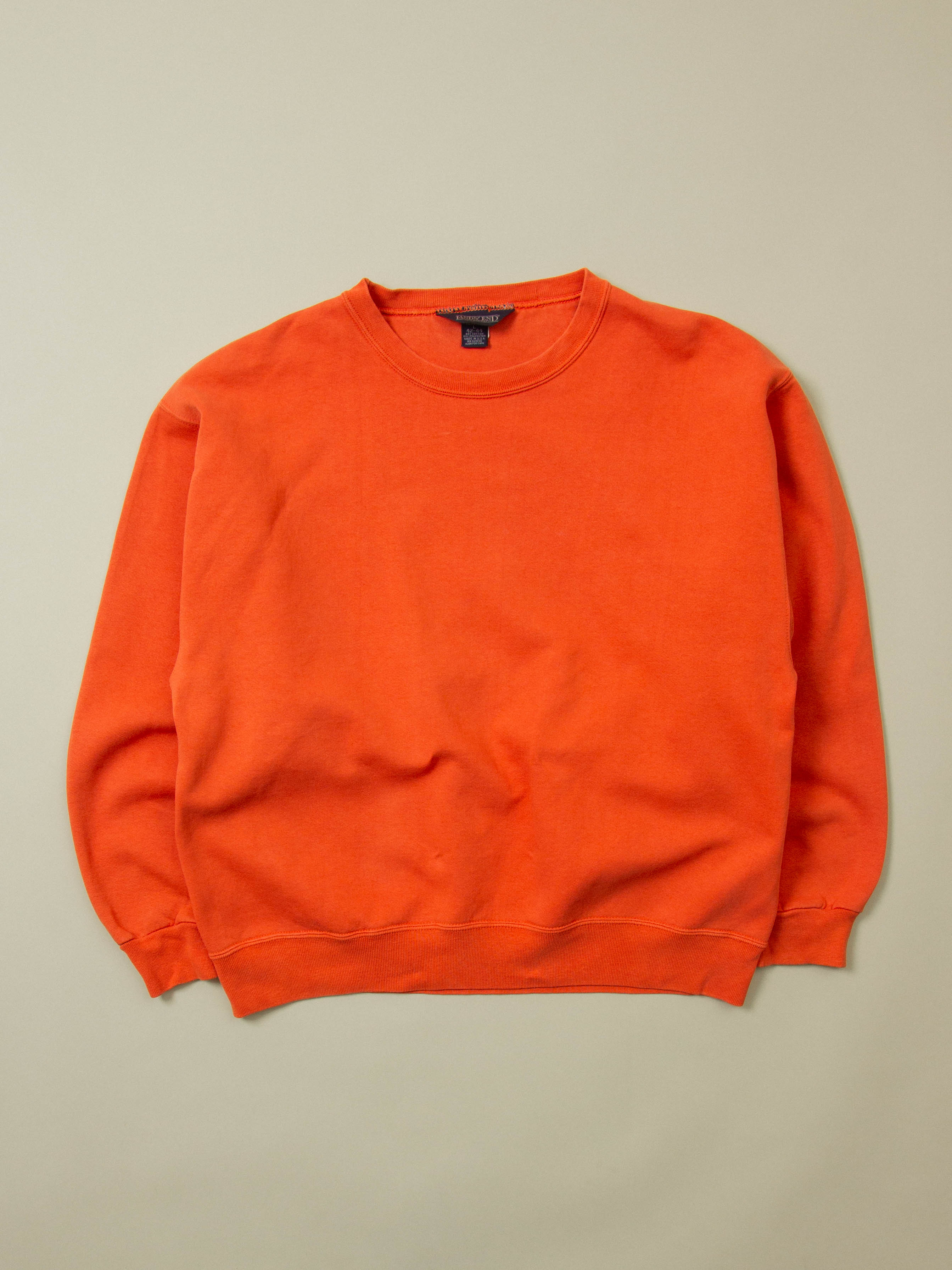 Vtg 1990s Land's End Blank Sweatshirt - Made in USA (L)