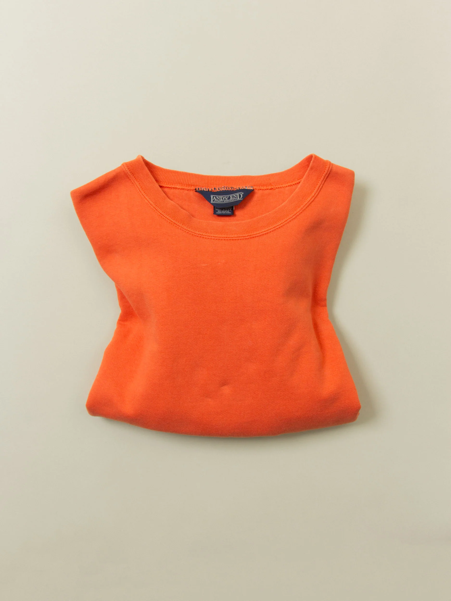 Vtg 1990s Land's End Blank Sweatshirt - Made in USA (L) - Image 6