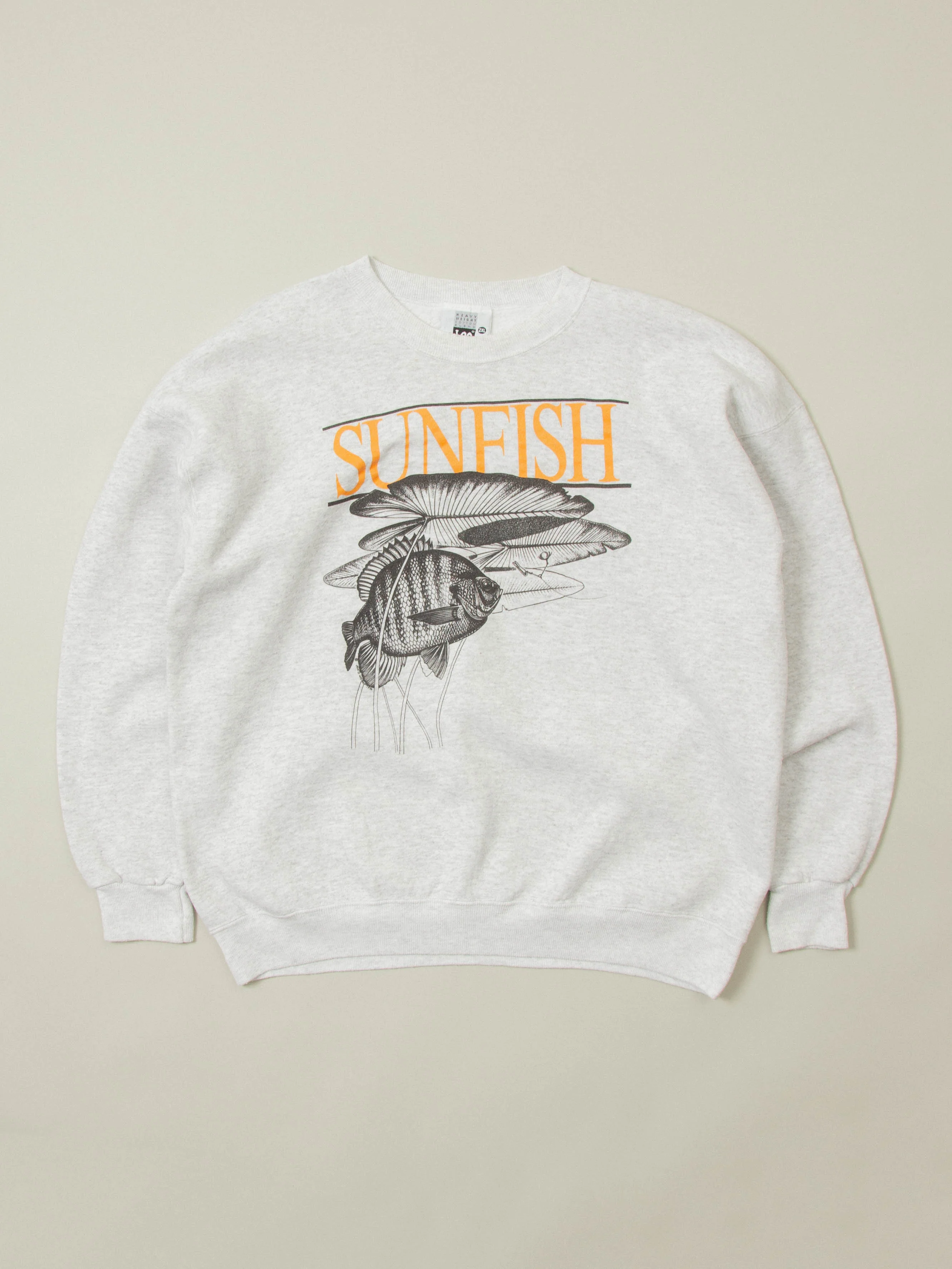 Vtg 1990s Lee Sunfish Graphic Sweatshirt - Made in USA (XXL)