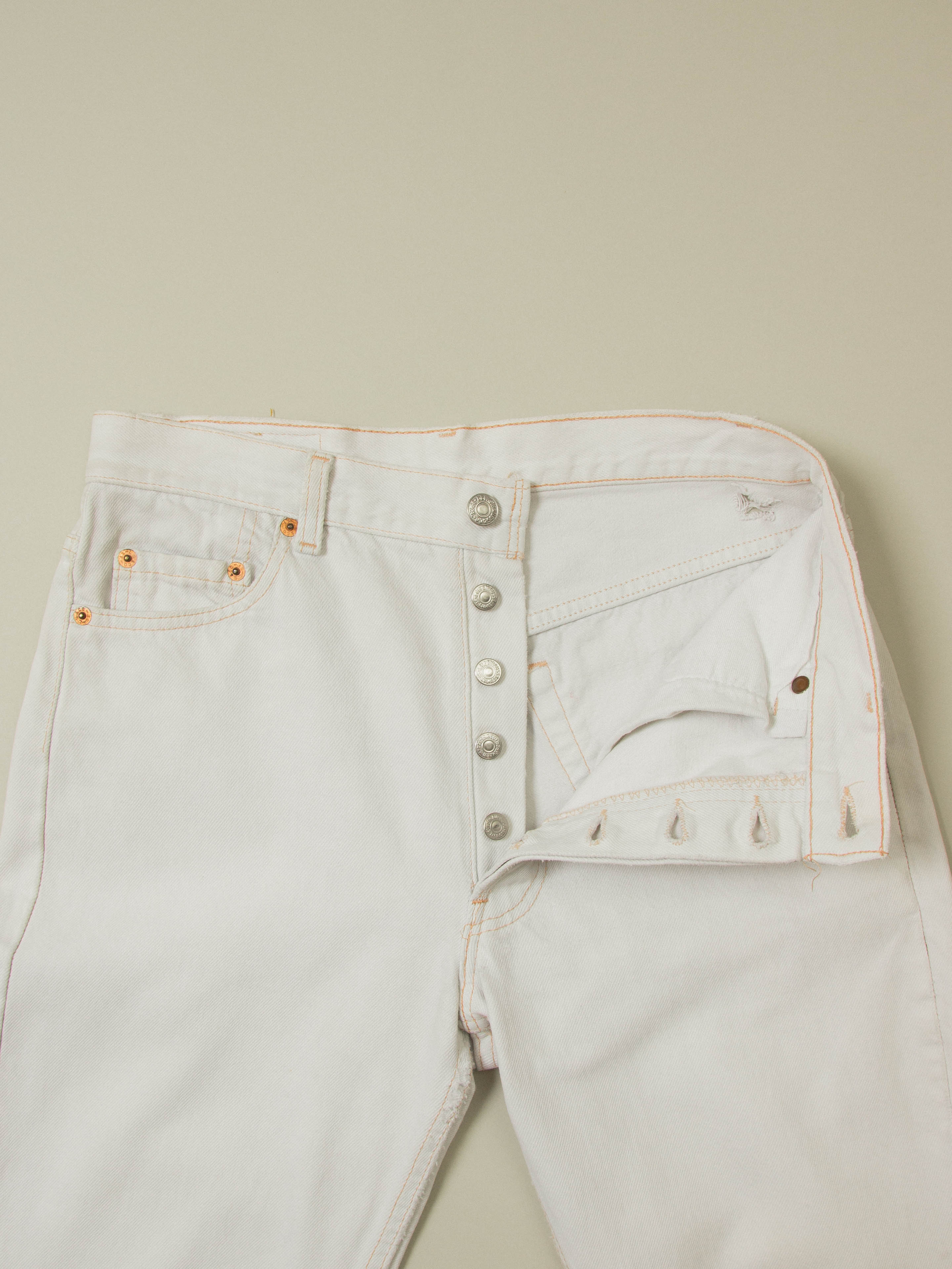 Vtg 1990s Levis 501 Jeans - Made in USA (30x27) - Image 4