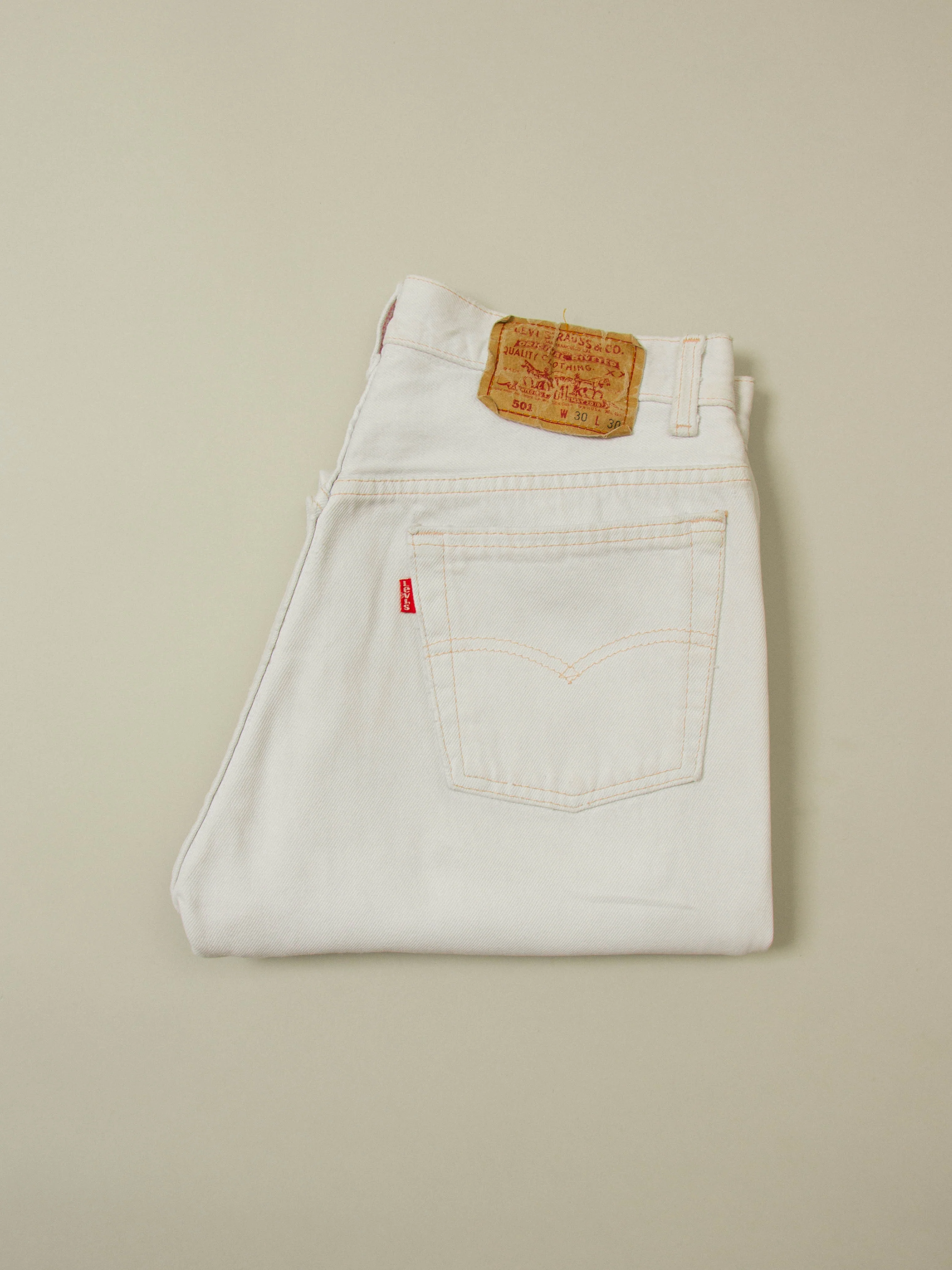 Vtg 1990s Levis 501 Jeans - Made in USA (30x27) - Image 8