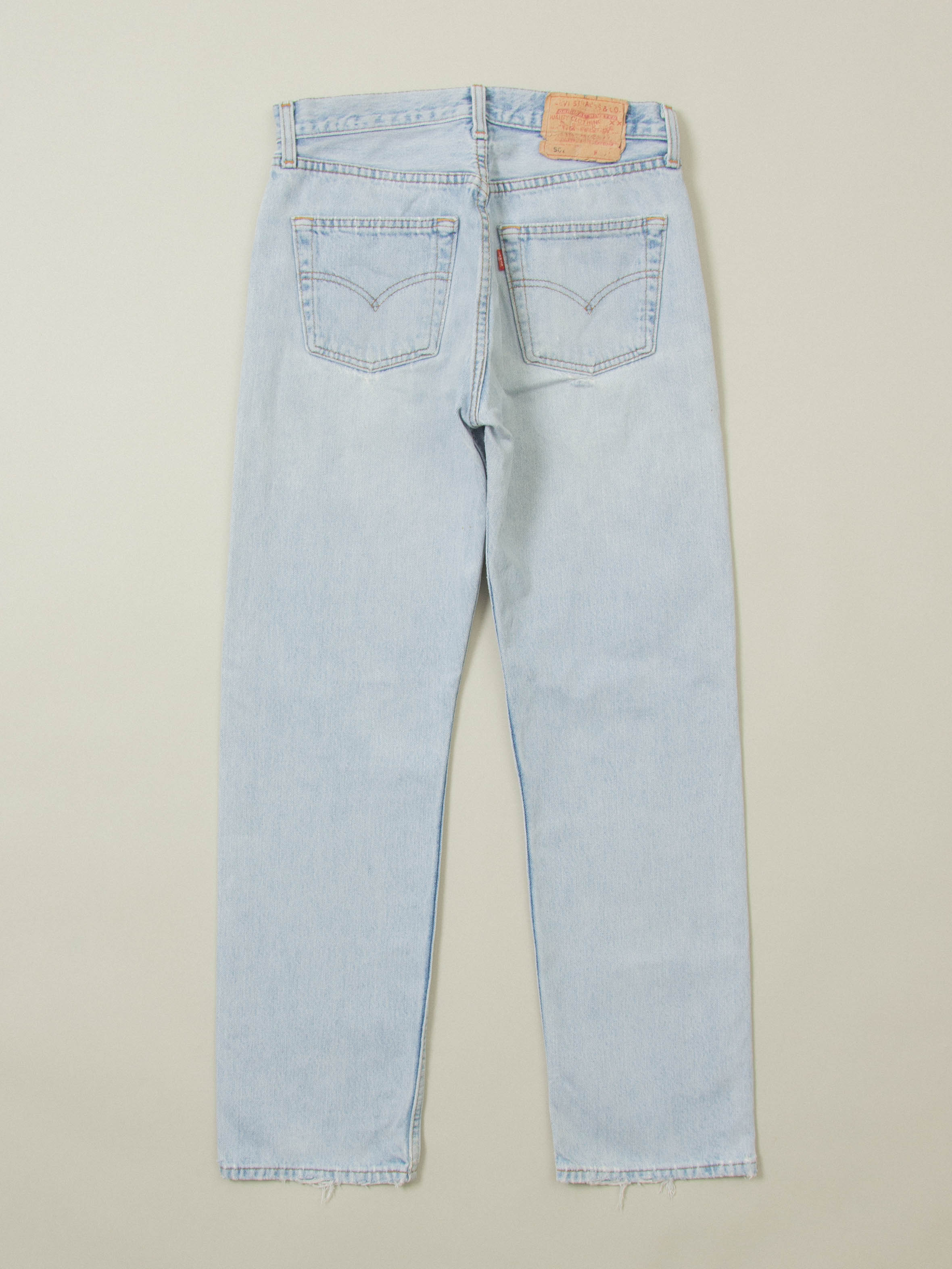 Vtg 1990s Levi's 501 Jeans (28x29) - Image 3