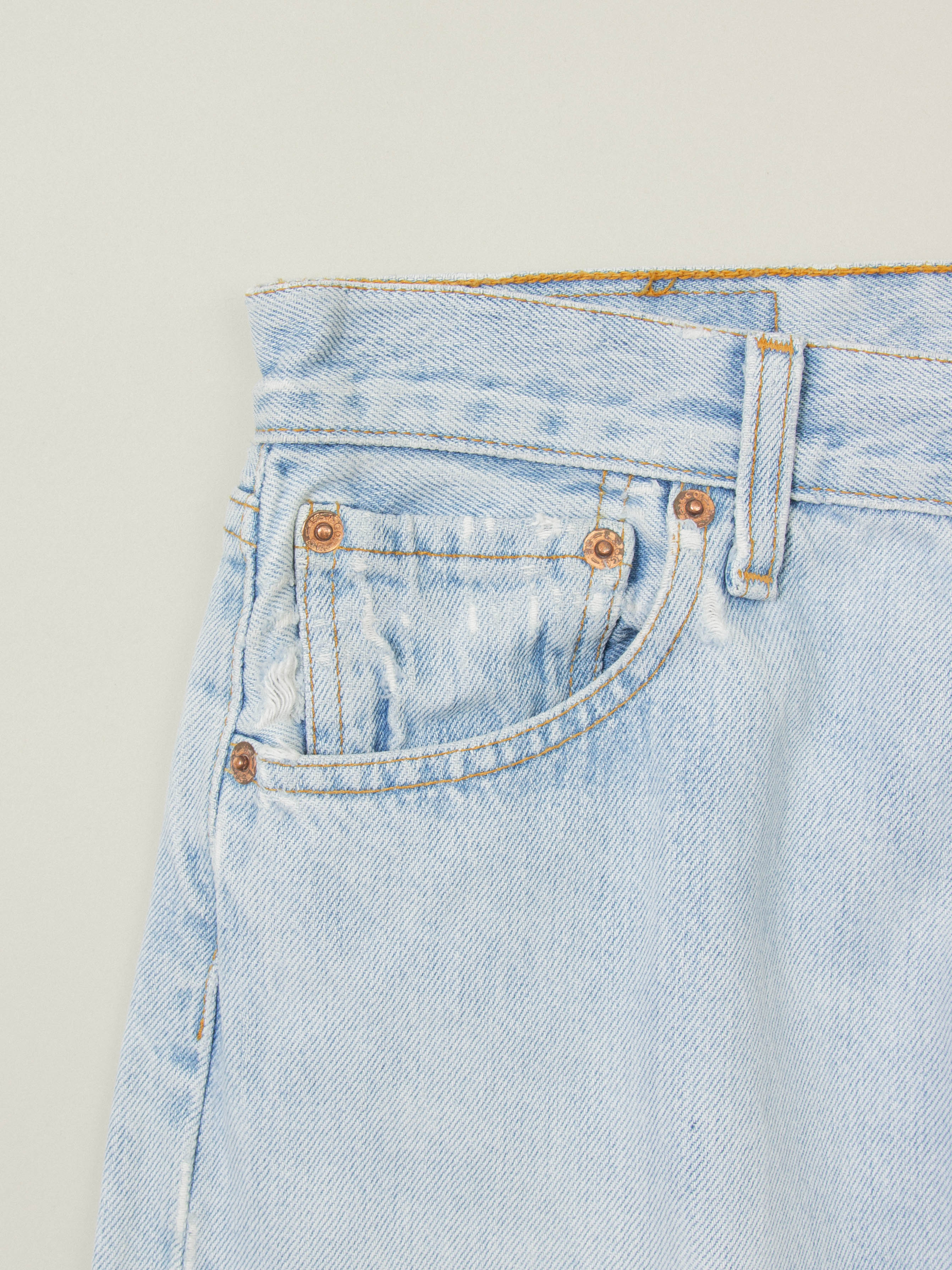 Vtg 1990s Levi's 501 Jeans (28x29) - Image 6
