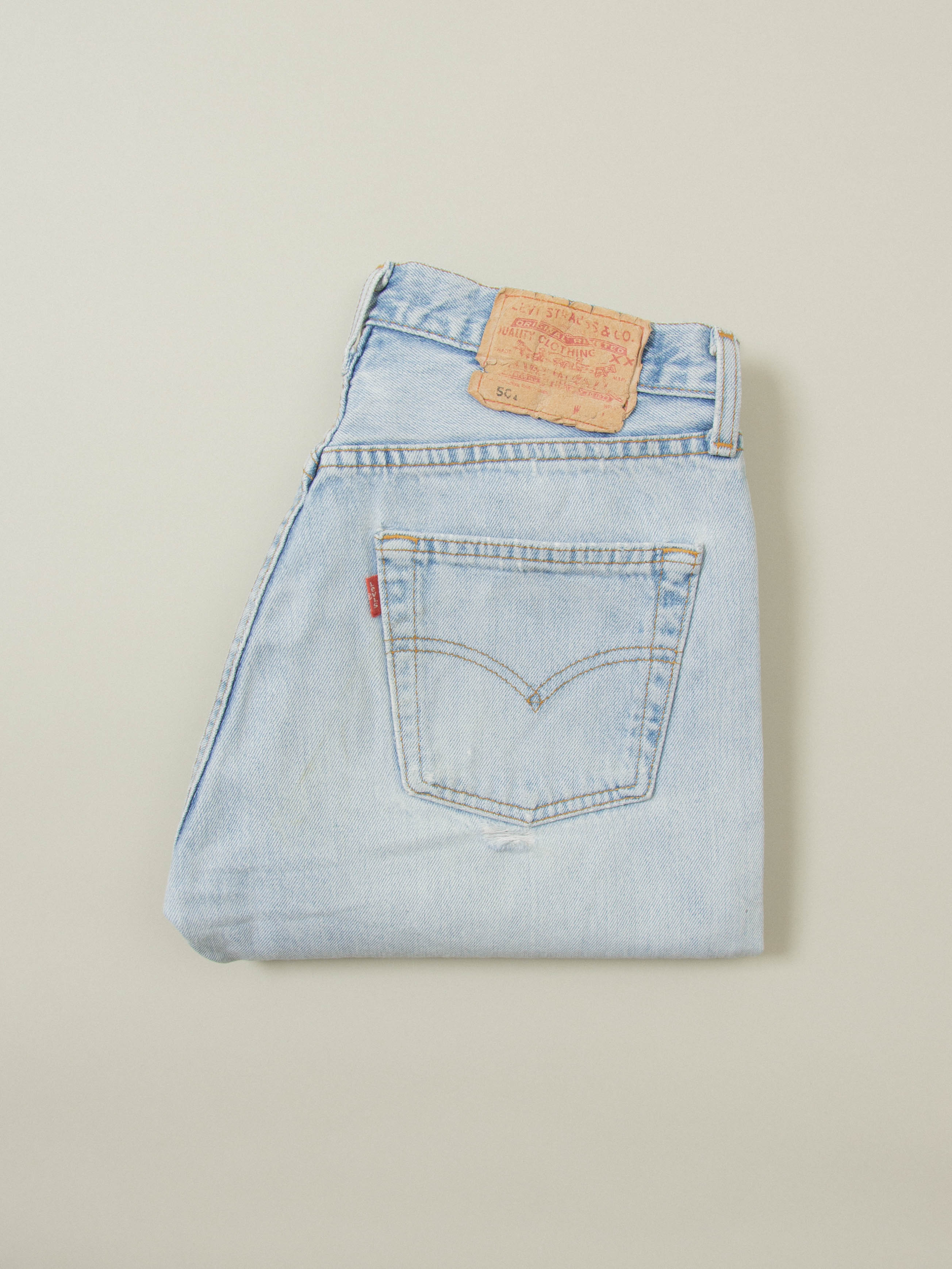 Vtg 1990s Levi's 501 Jeans (28x29) - Image 8