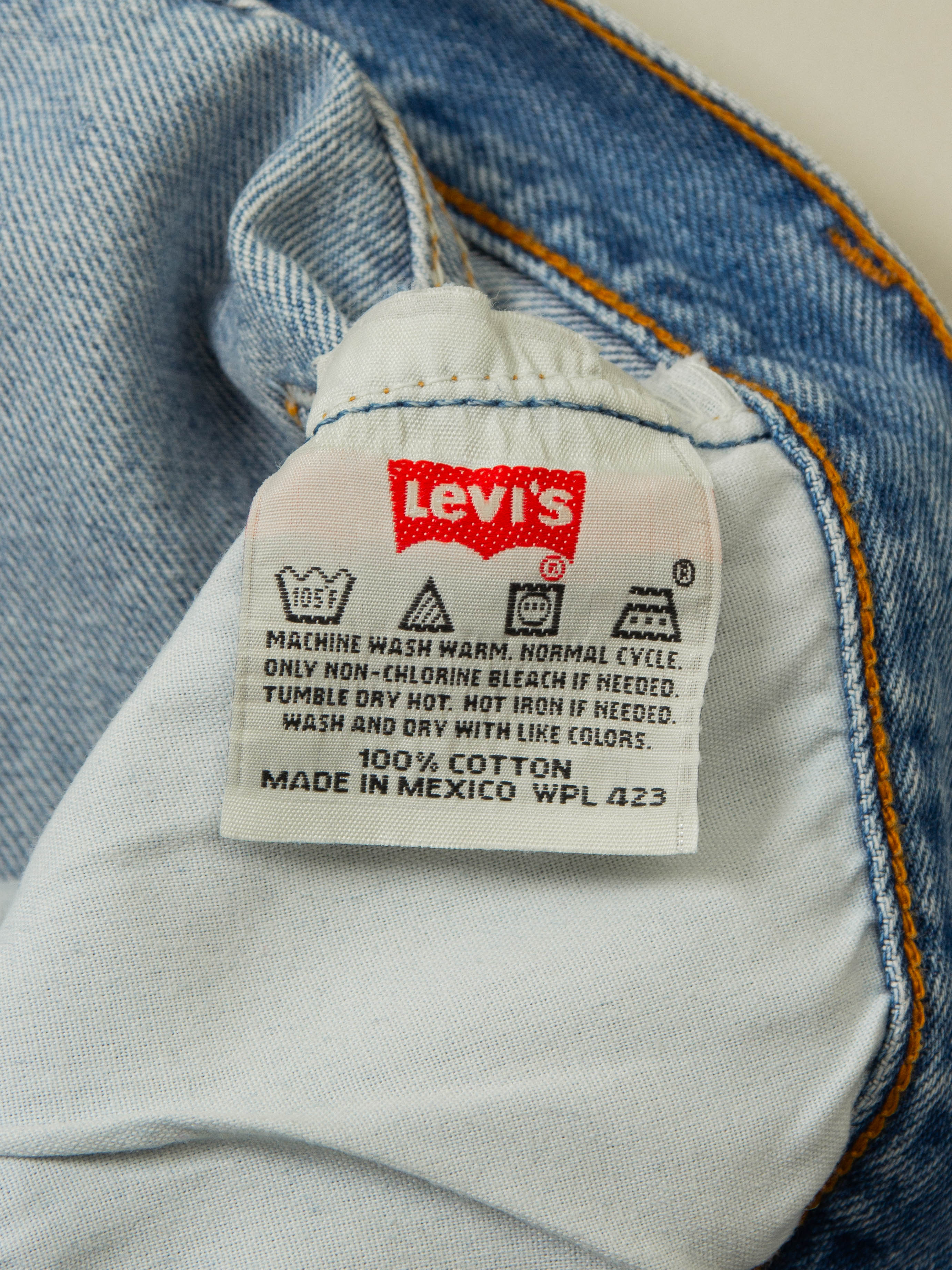 Vtg 1990s Levi's 501 Jeans (30x31) - Image 5