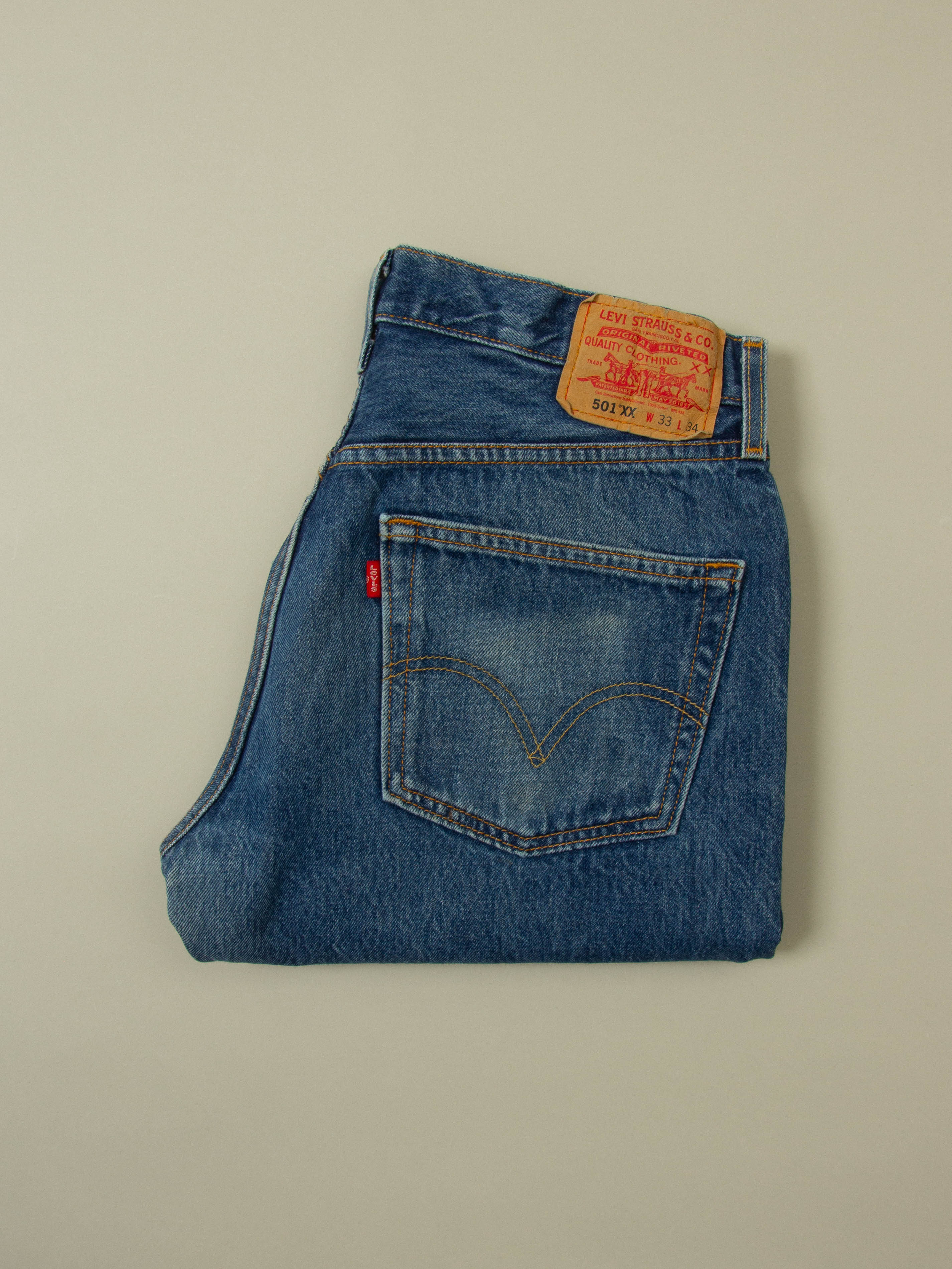 Vtg 1990s Levi's 501 Jeans (32x32) - Image 6