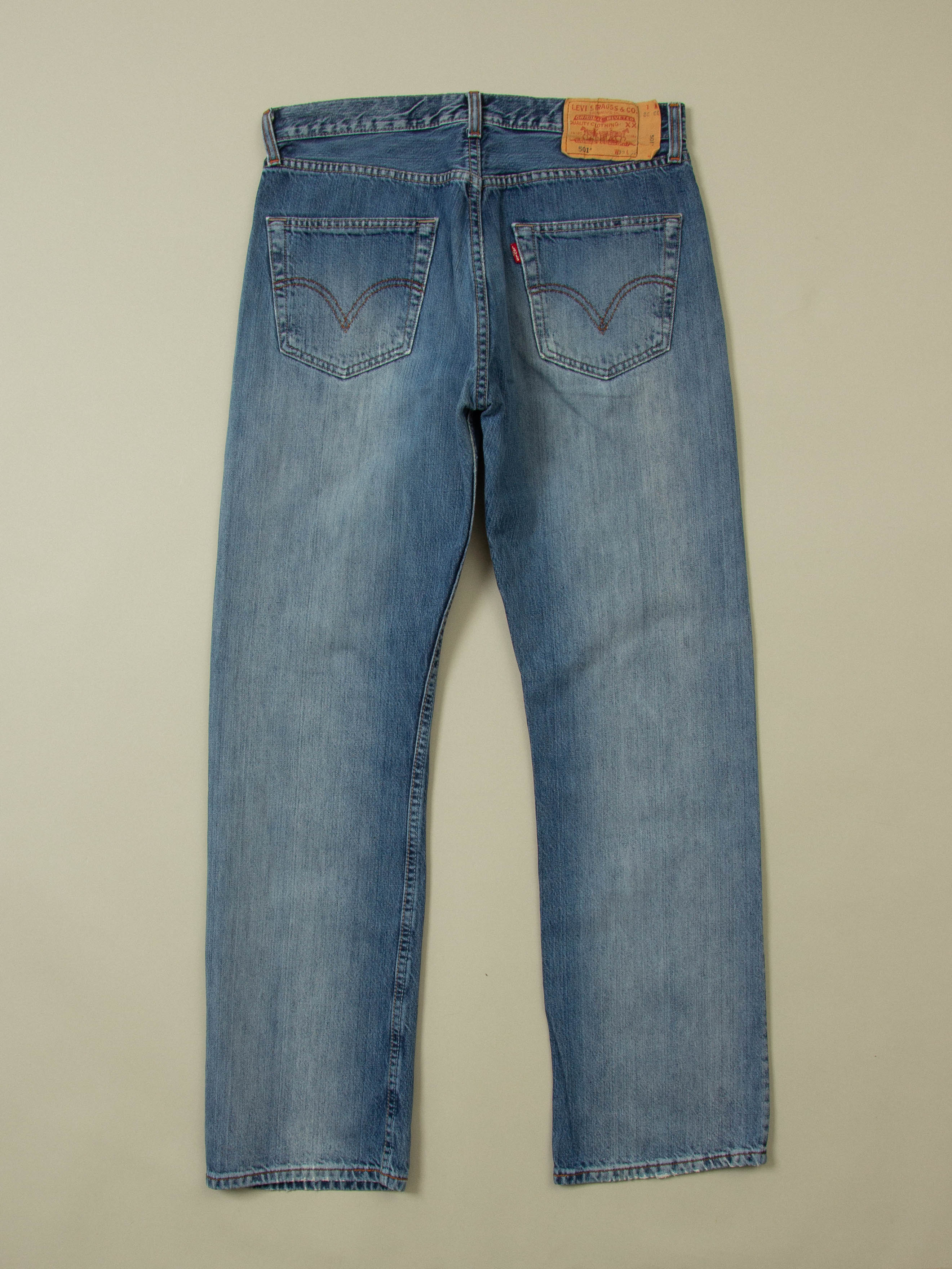Vtg 1990s Levi's 501 Jeans (32x32) - Image 2