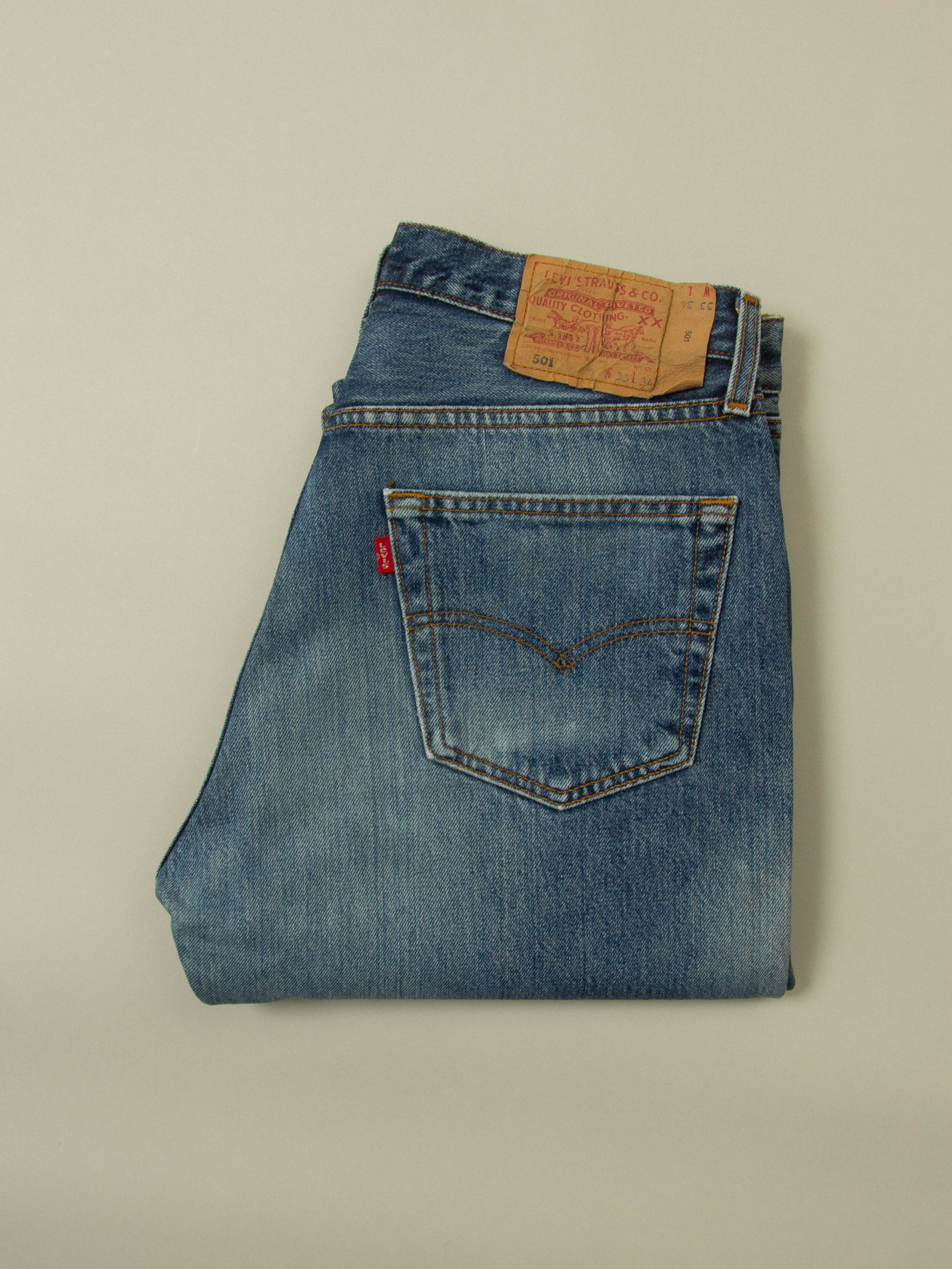 Vtg 1990s Levi's 501 Jeans (32x34) - Image 7