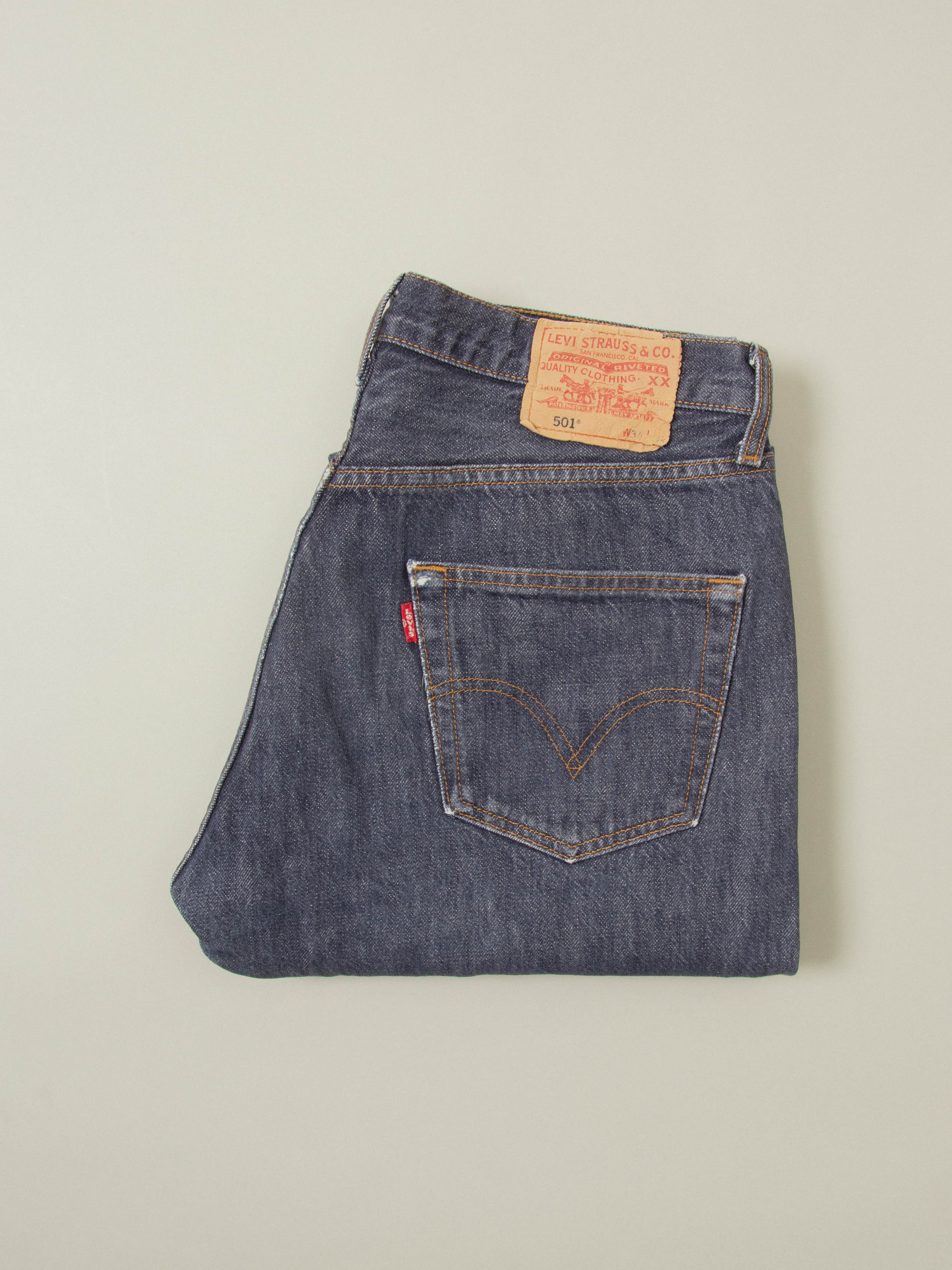 Vtg 1990s Levi's 501 Jeans (34x33) - Image 6