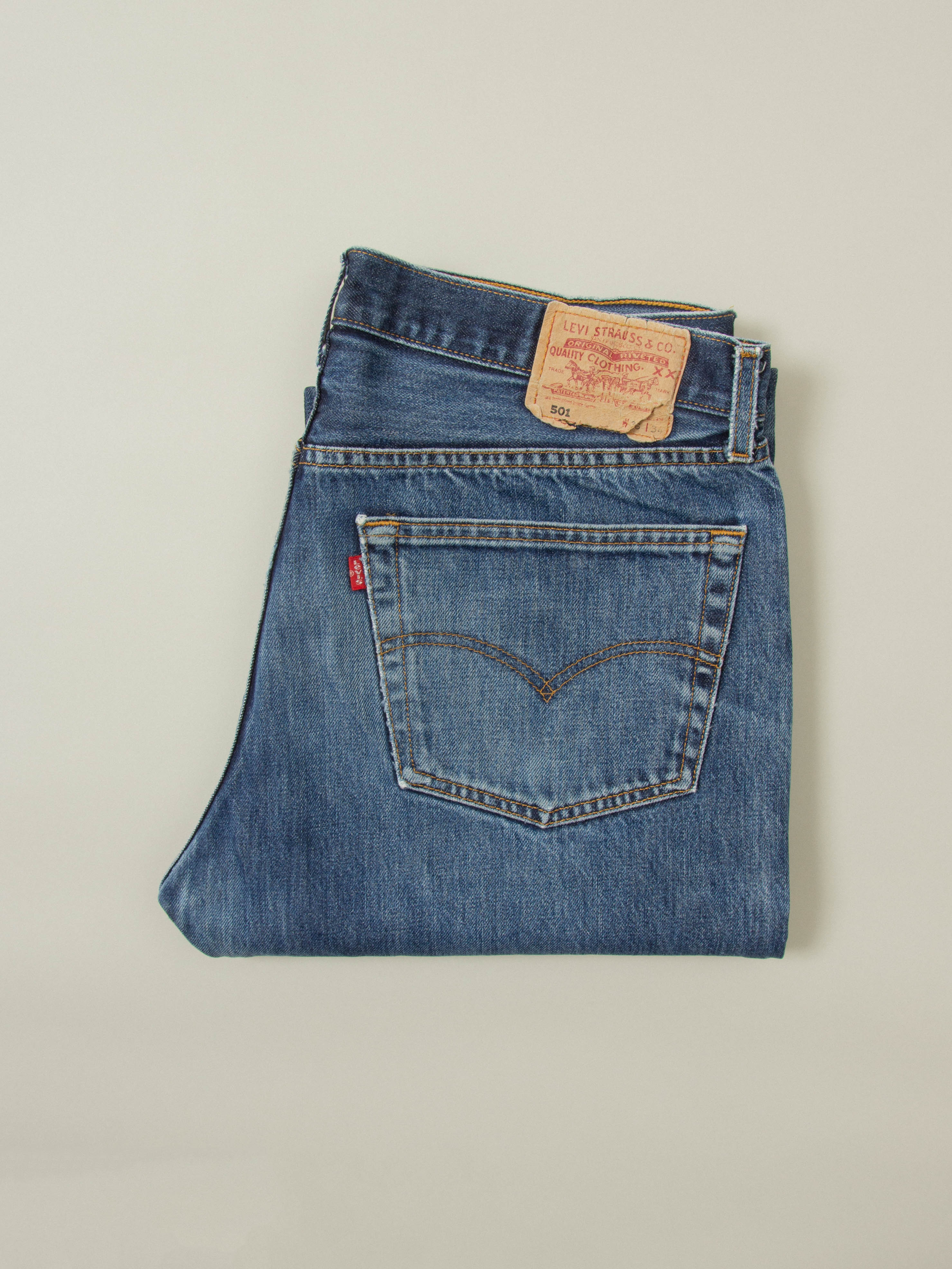Vtg 1990s Levi's 501 Jeans (36x33) - Image 8