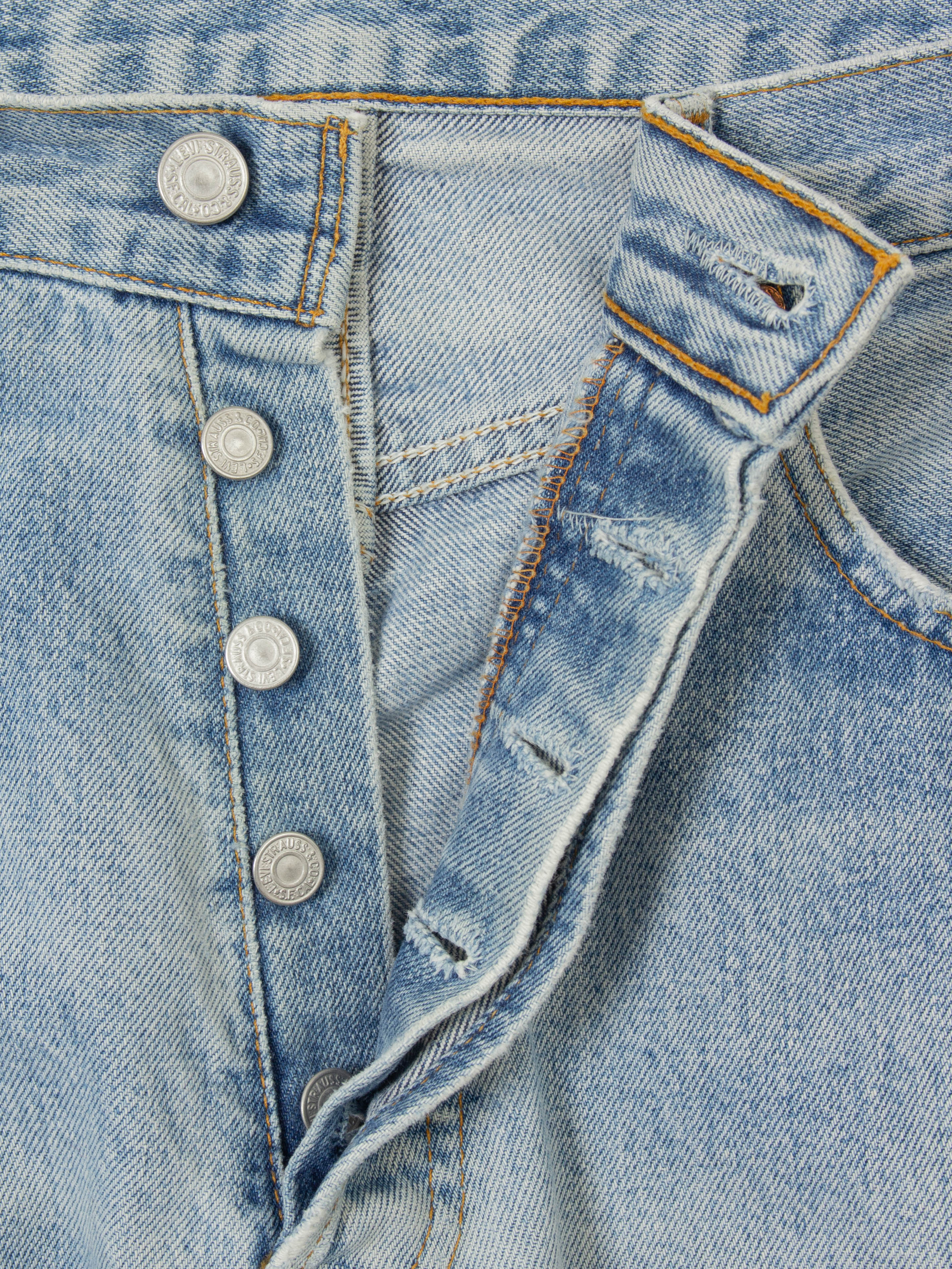 Vtg 1990s Levi's 501 Jeans - Made in France (34x30) - Image 3