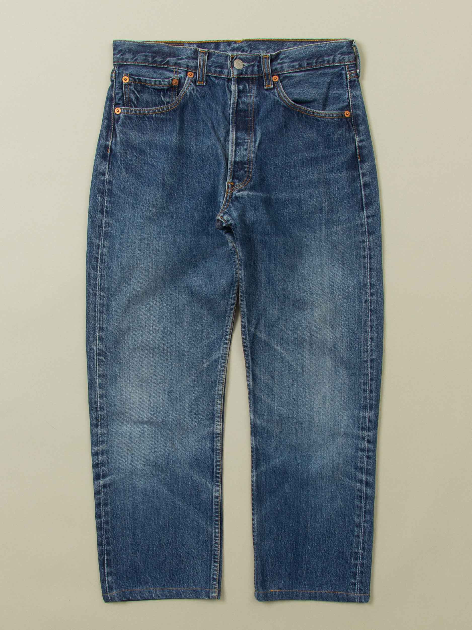 Vtg 1990s Levi's 501 Jeans – Made in Spain (30x26)