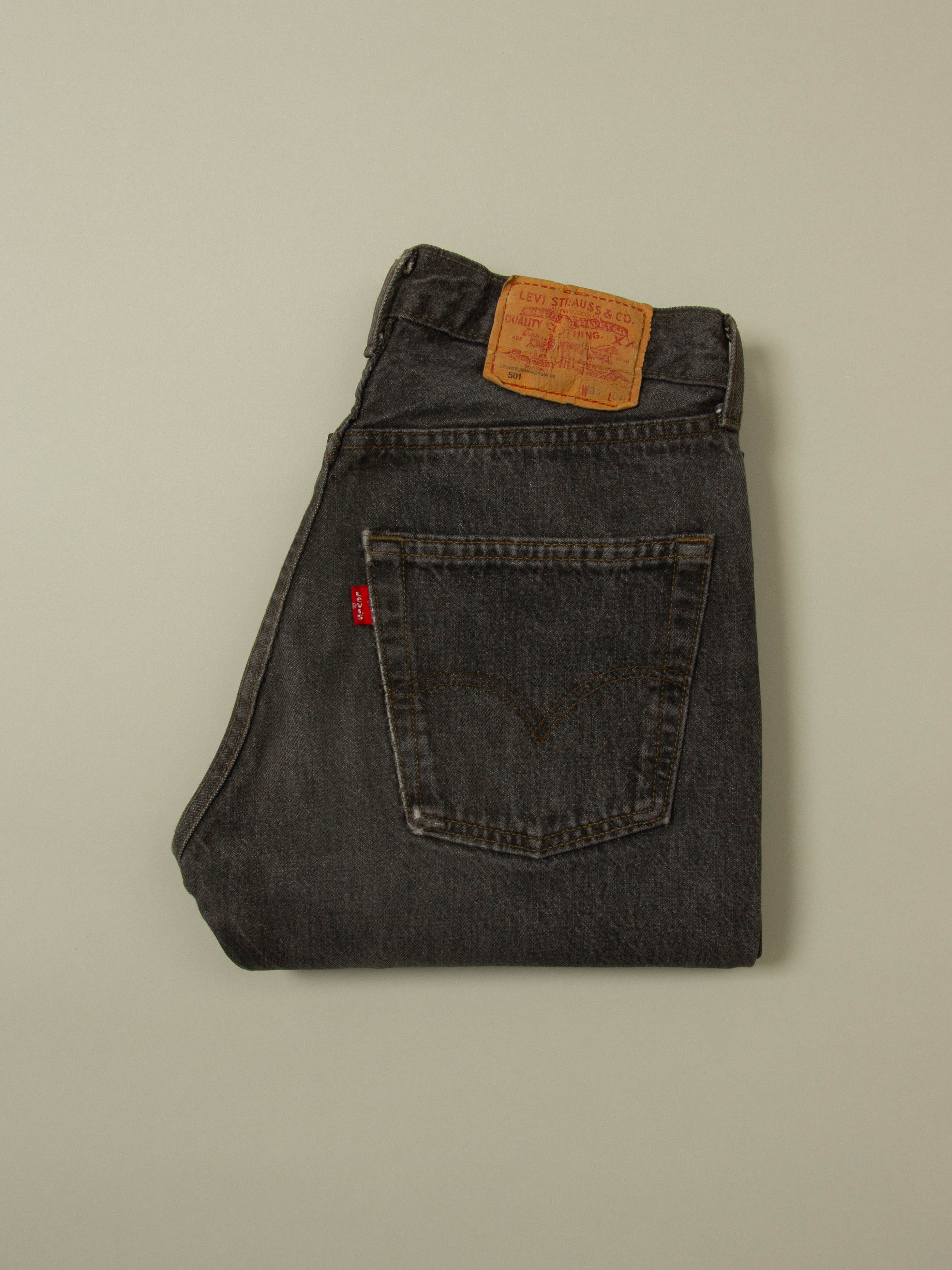 Vtg 1990s Levi's 501 Jeans - Made in UK (30x34) - Image 6