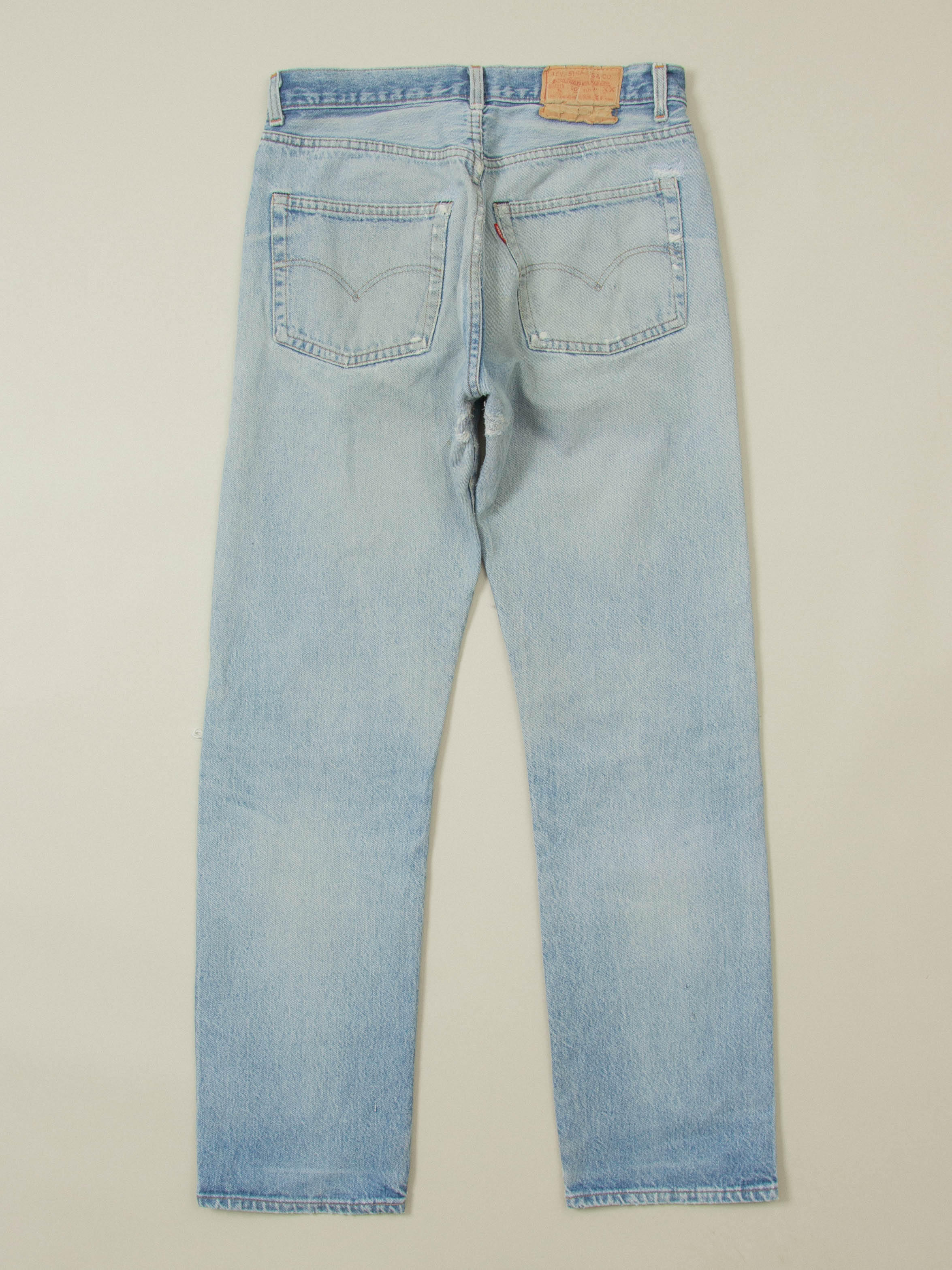 Vtg 1990s Levi's 501 Jeans - Made in UK (32x33) - Image 3