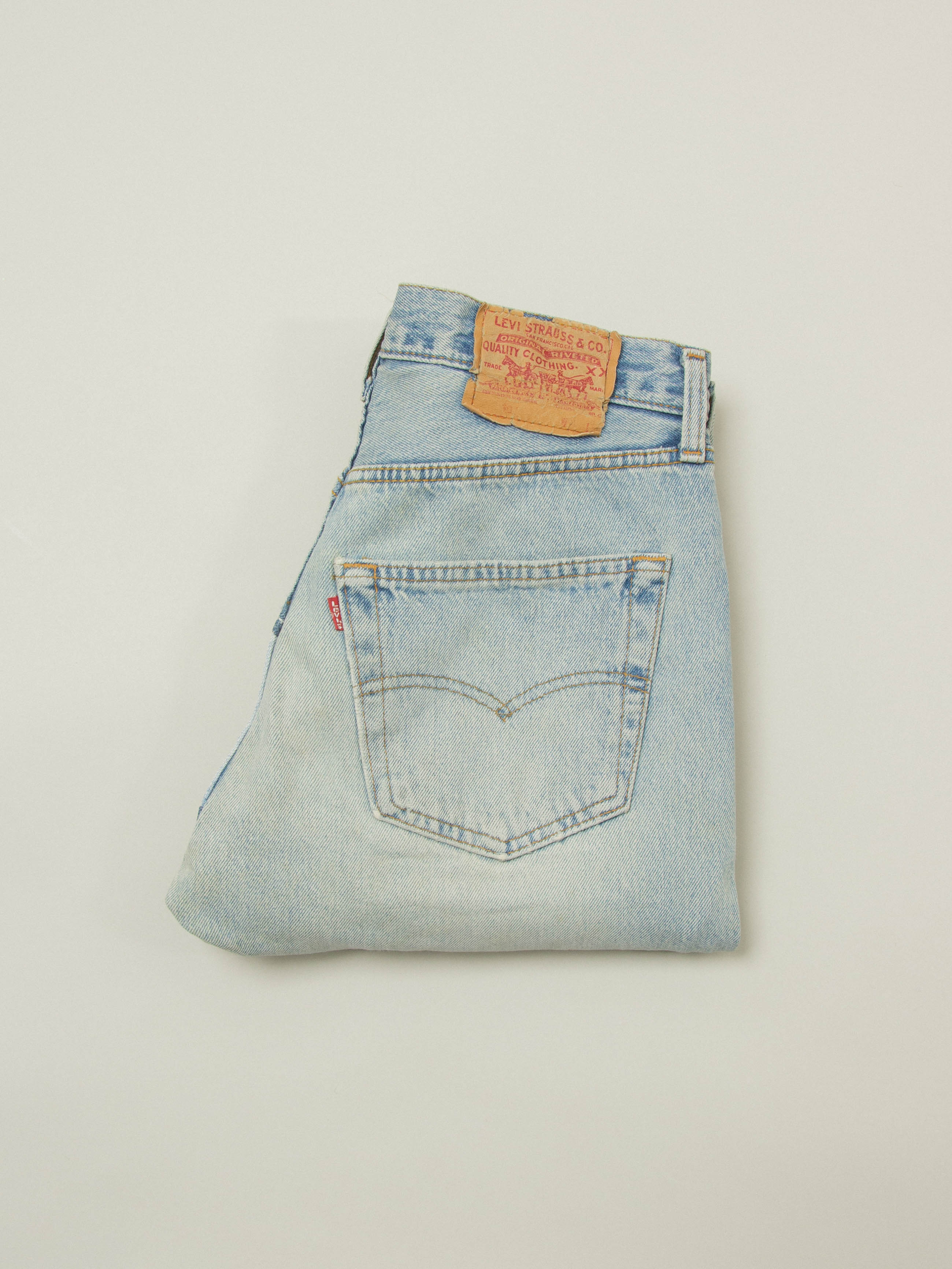 Vtg 1990s Levi's 501 Jeans - Made in USA (30x33) - Image 6