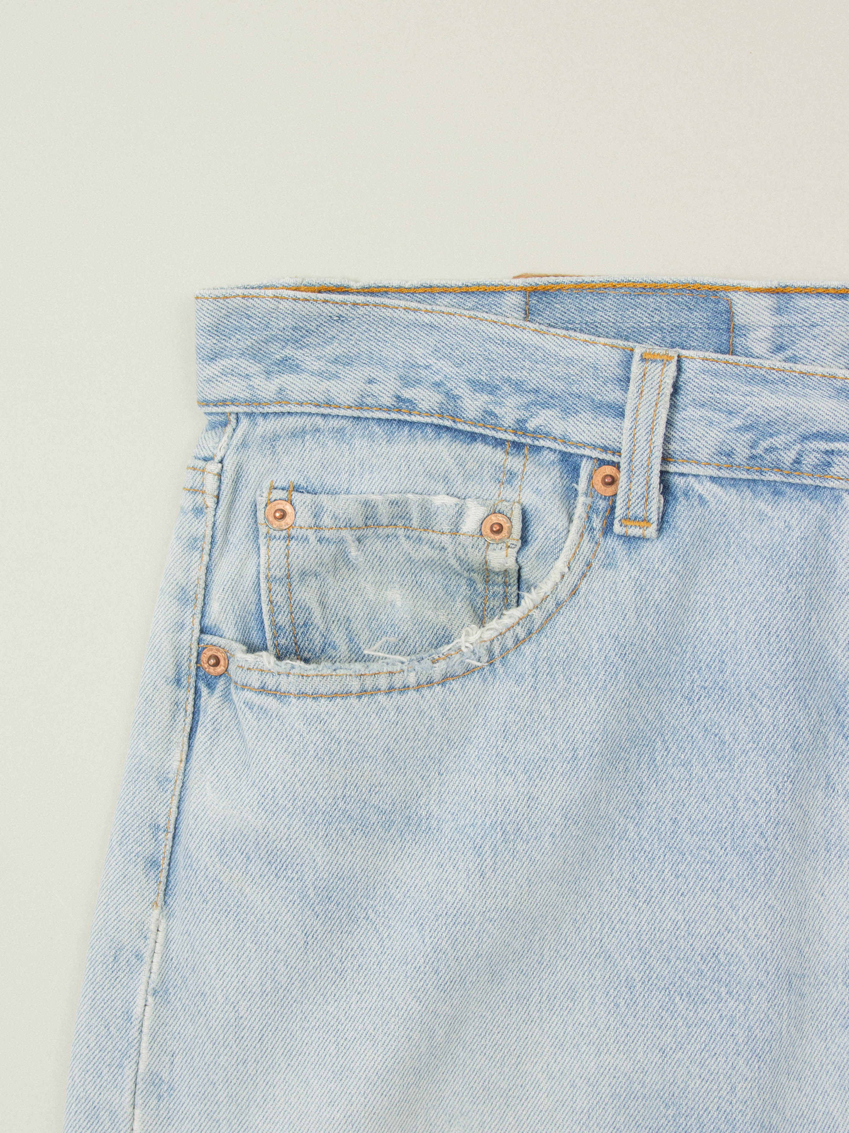 Vtg 1990s Levi's 501 Jeans - Made in USA (34x32) - Image 5
