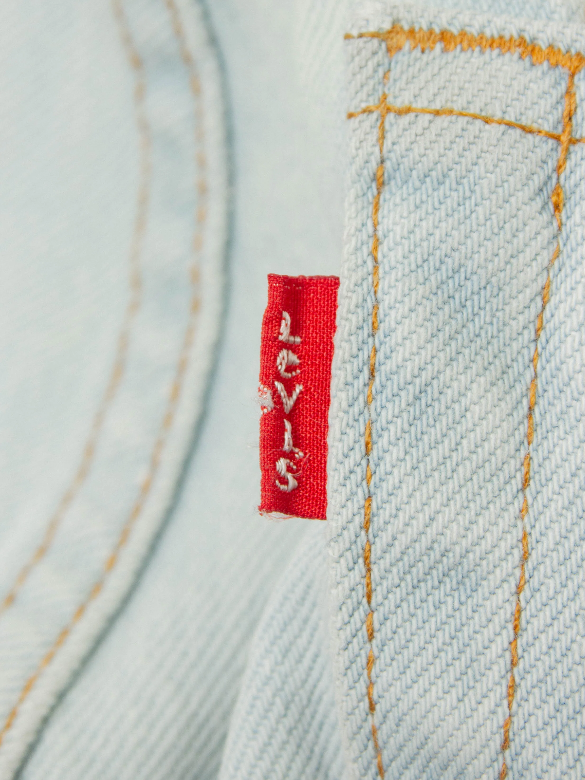 Vtg 1990s Levi's 901 Jeans - Made in France (28x32) - Image 7