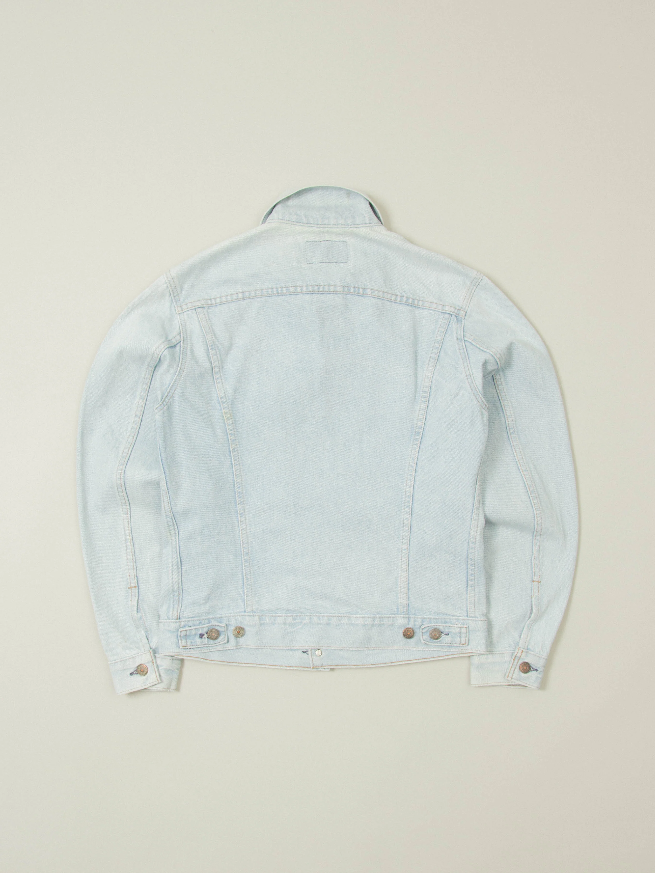 Vtg 1990s Levi's Trucker Denim Jacket - Made in USA (S) - Image 6