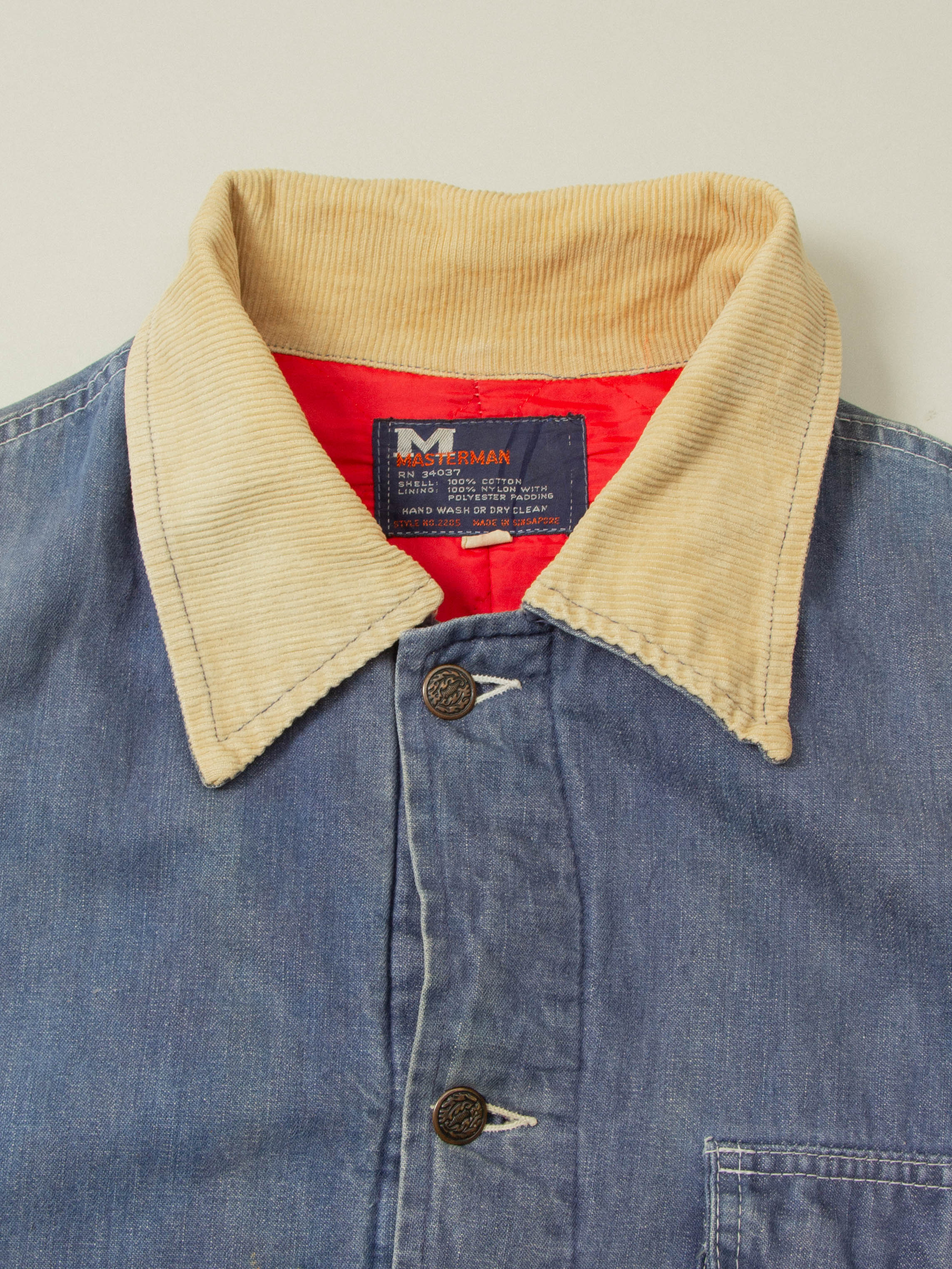 Vtg 1990s 'Masterman' Loco Chore Jacket (L) - Image 2
