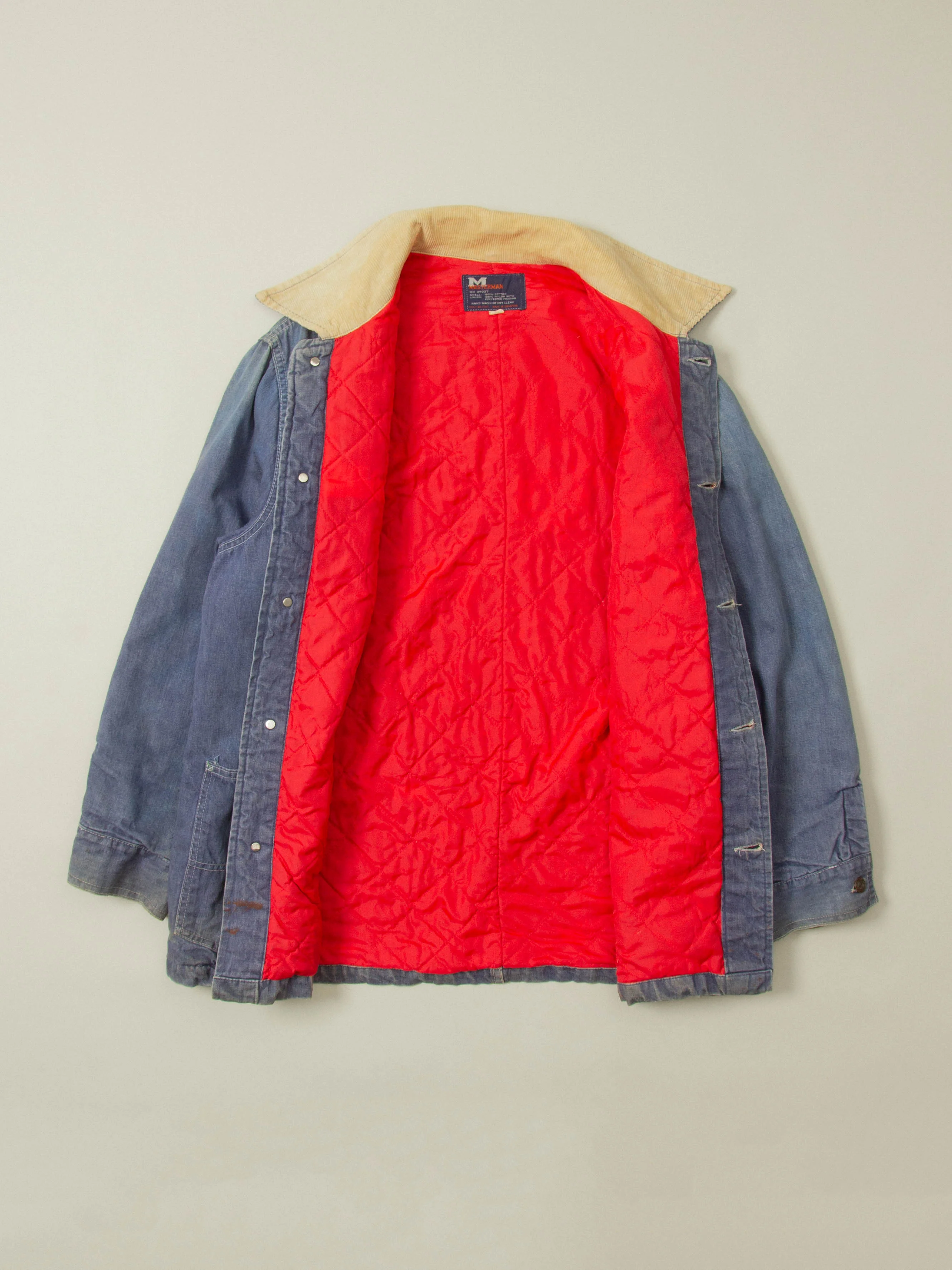 Vtg 1990s 'Masterman' Loco Chore Jacket (L) - Image 3