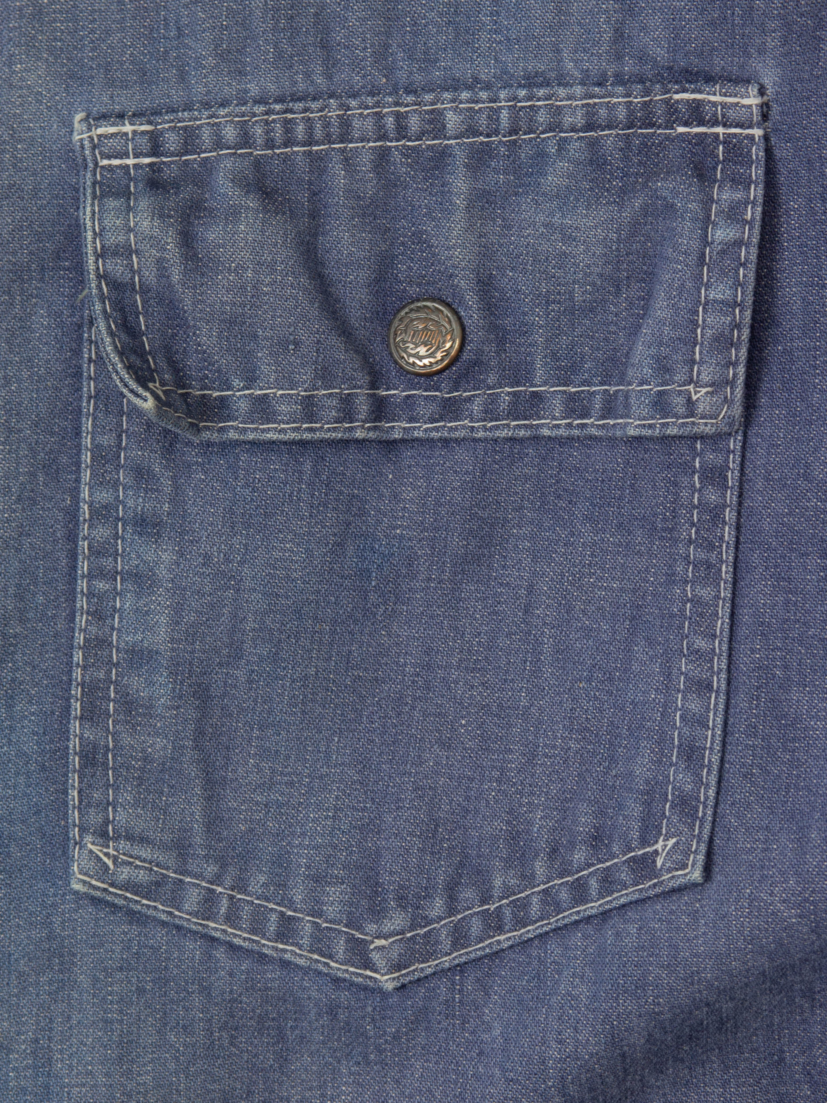 Vtg 1990s 'Masterman' Loco Chore Jacket (L) - Image 5