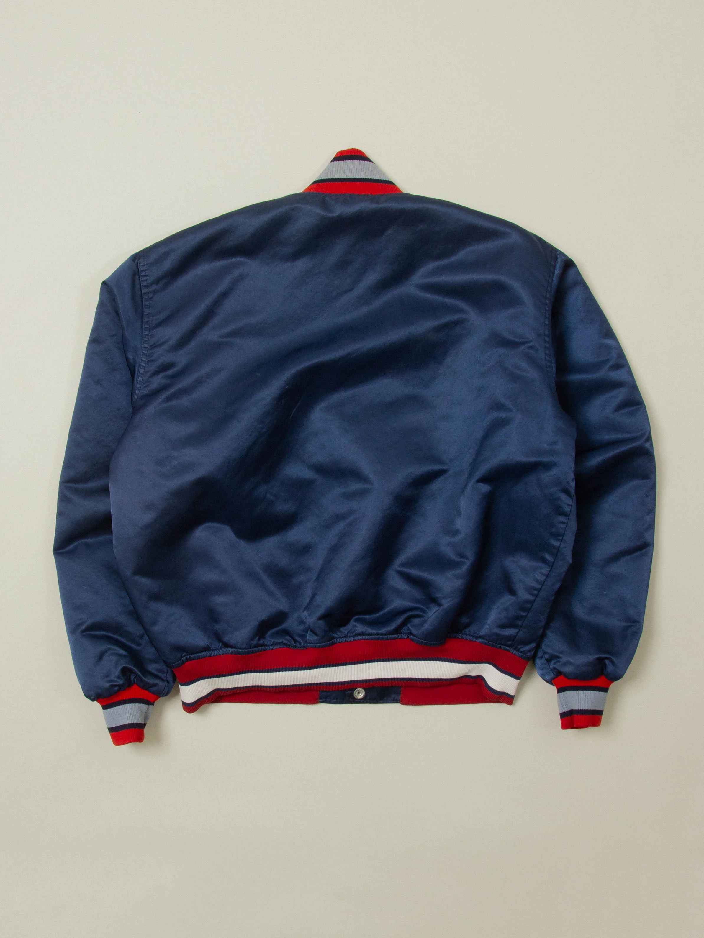 Vtg 1990s MLB Atlanta Braves Starter Bomber Jacket - Made in USA (M) - Image 3