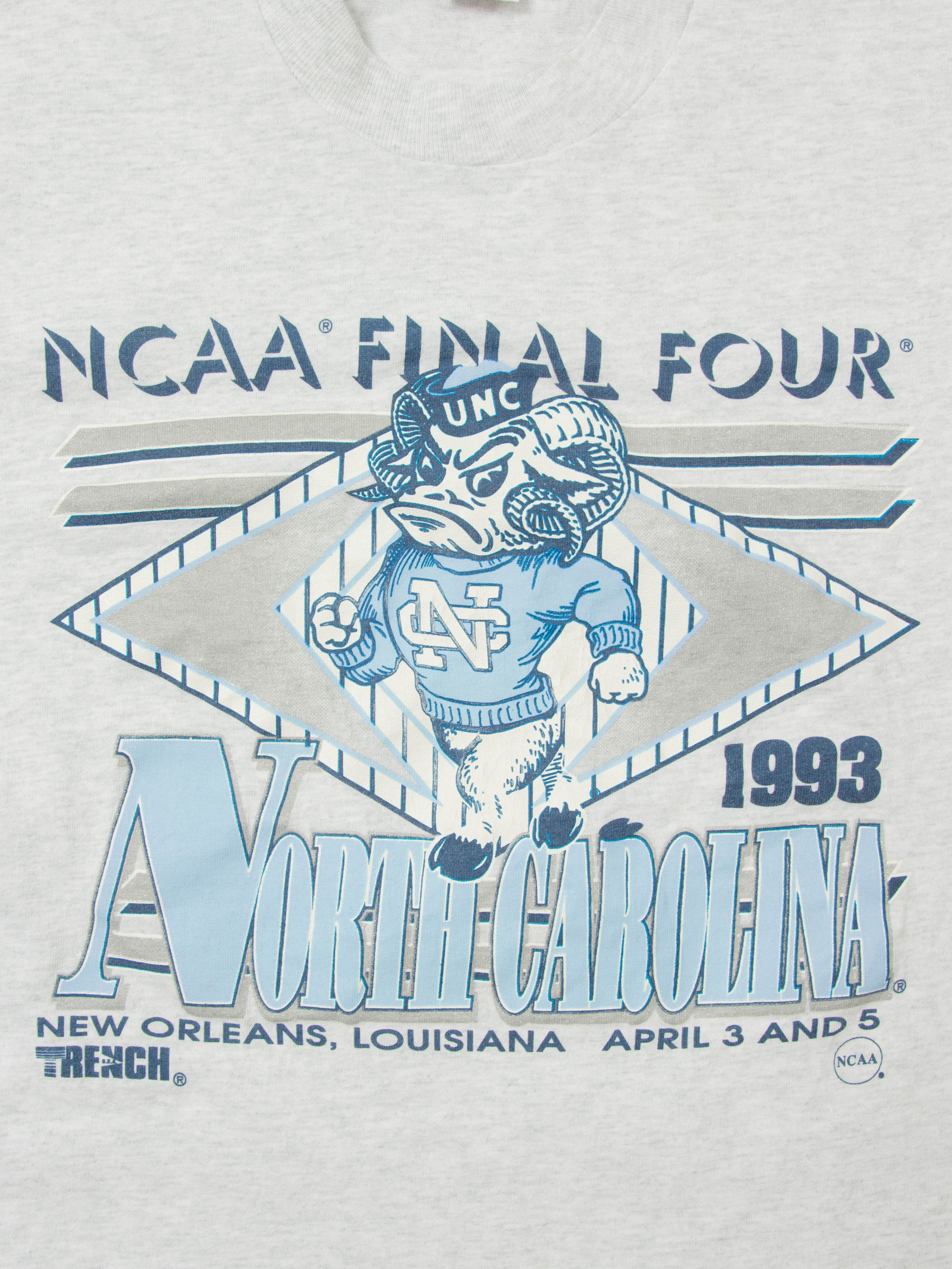 Vtg 1990s NCAA 'Final Four' Playoffs Single Stitch Tee - Made in USA (XL) - Image 4