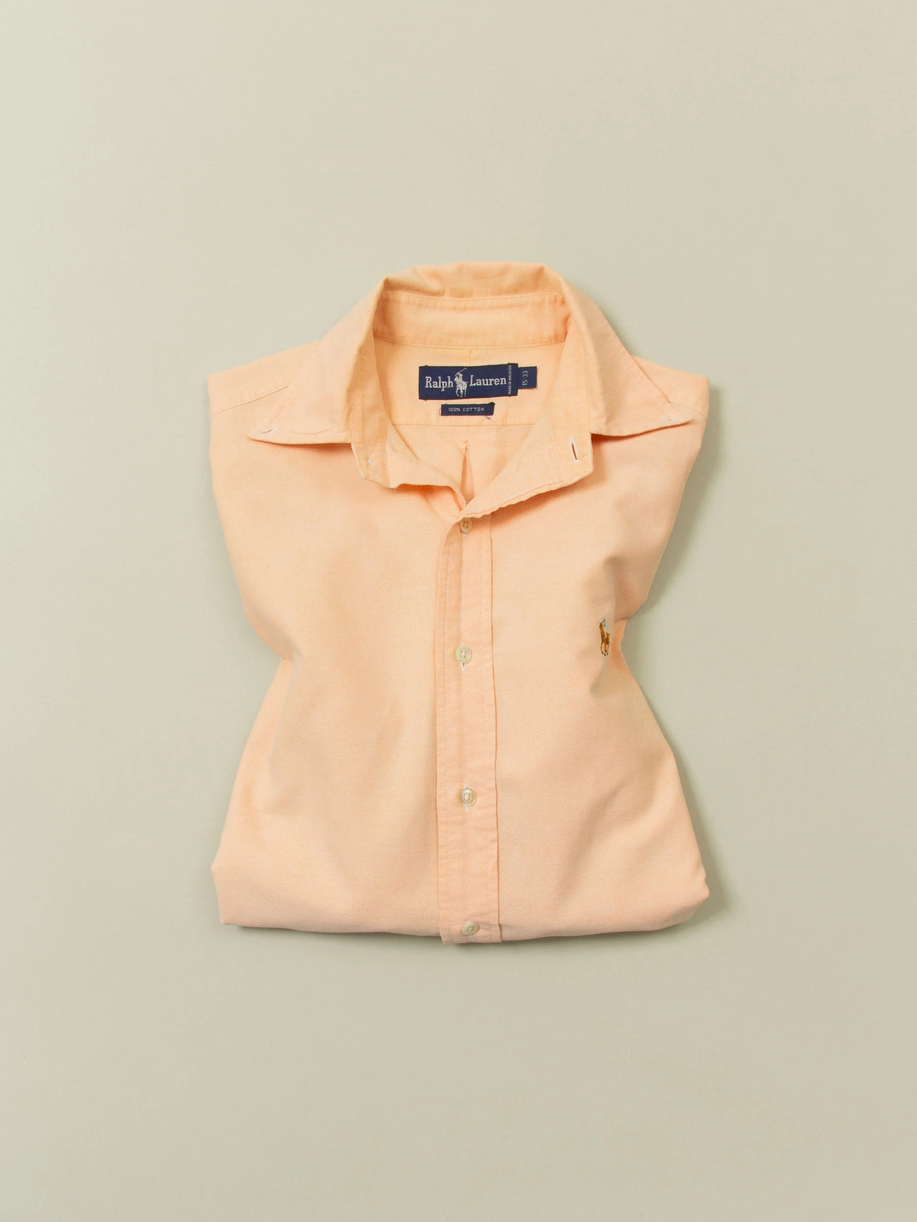 Vtg 1990s Ralph Lauren Button Down Shirt (M) - Image 7