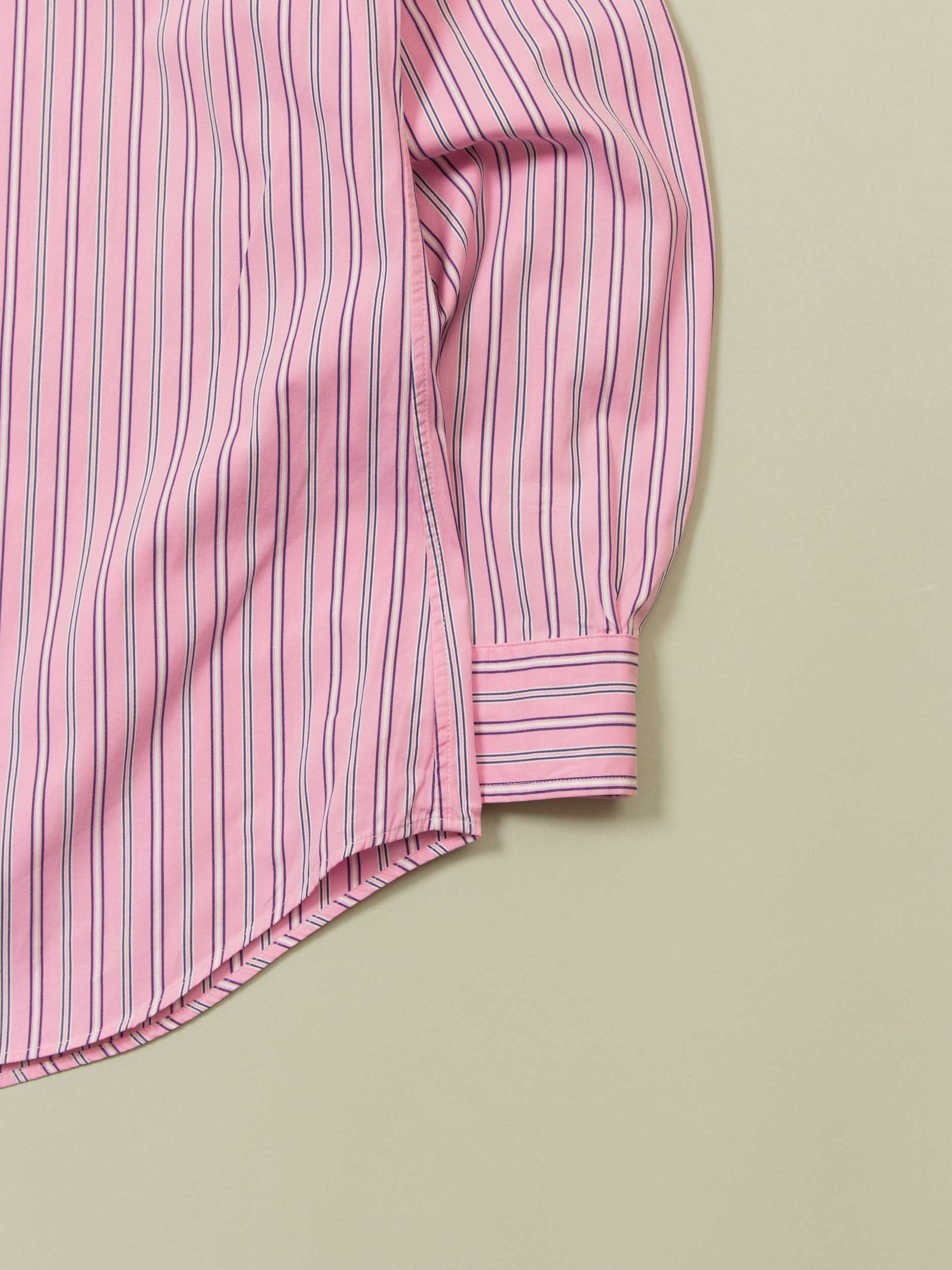 Vtg 1990s Ralph Lauren Button Down Striped Shirt (S/M) - Image 4