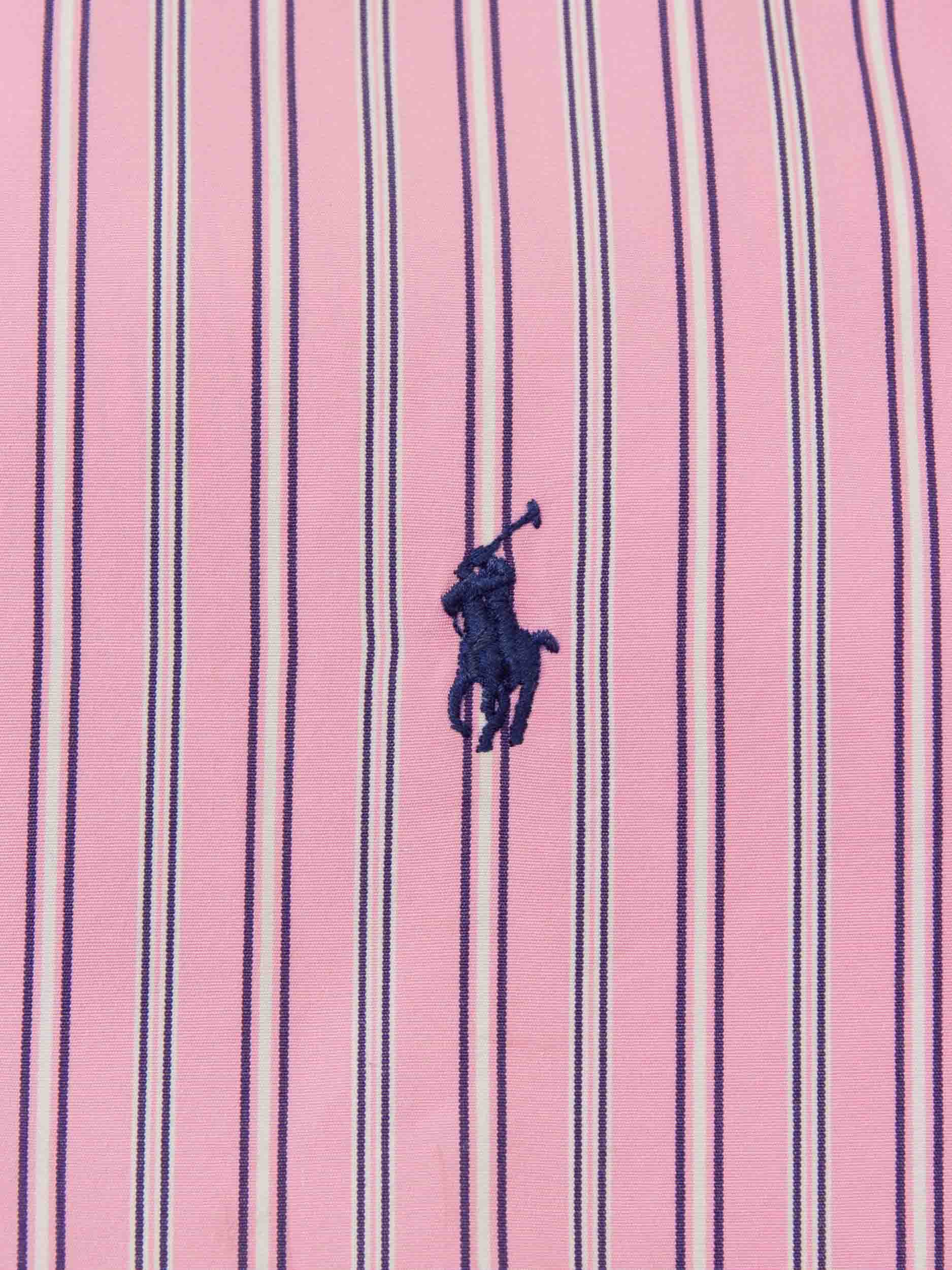 Vtg 1990s Ralph Lauren Button Down Striped Shirt (S/M) - Image 5
