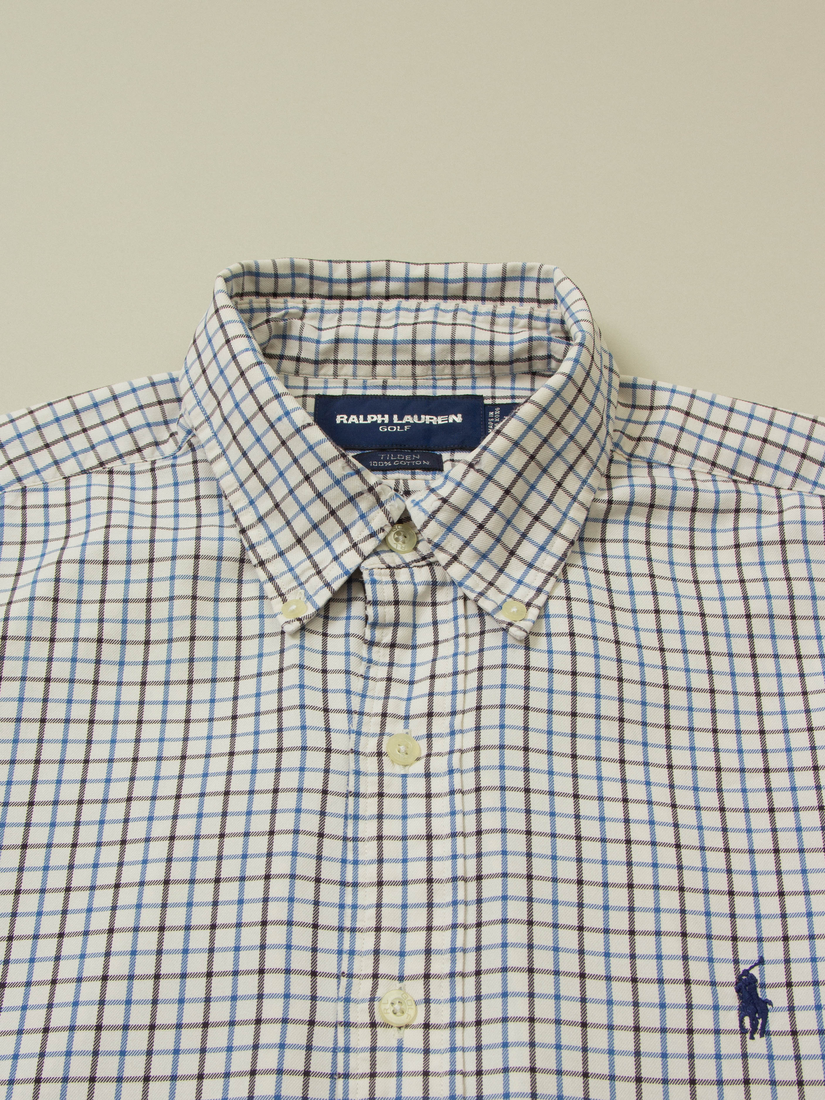 Vtg 1990s Ralph Lauren 'Golf' Shirt (L) - Image 2