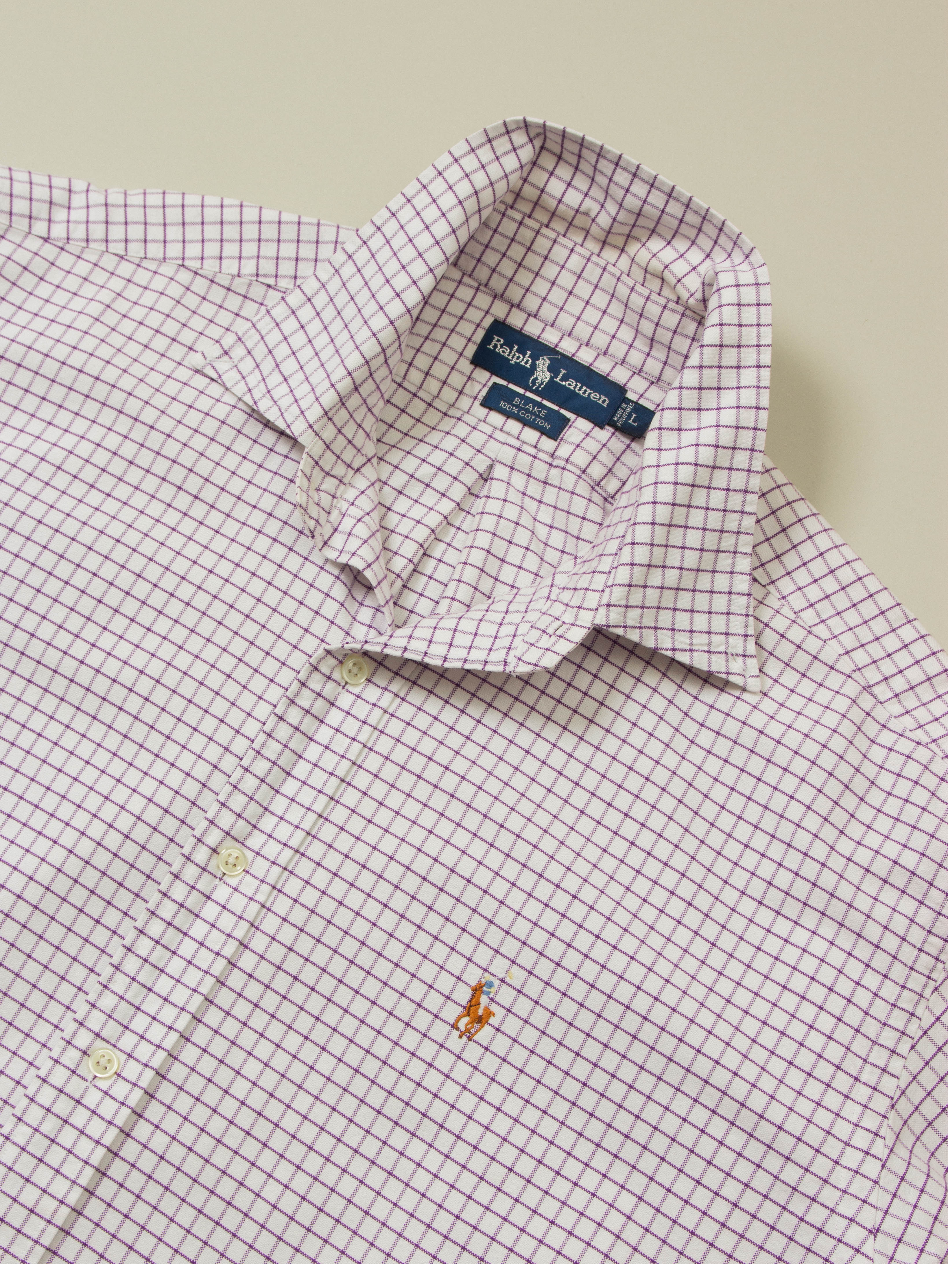 Vtg 1990s Ralph Lauren Shirt (L) - Image 2