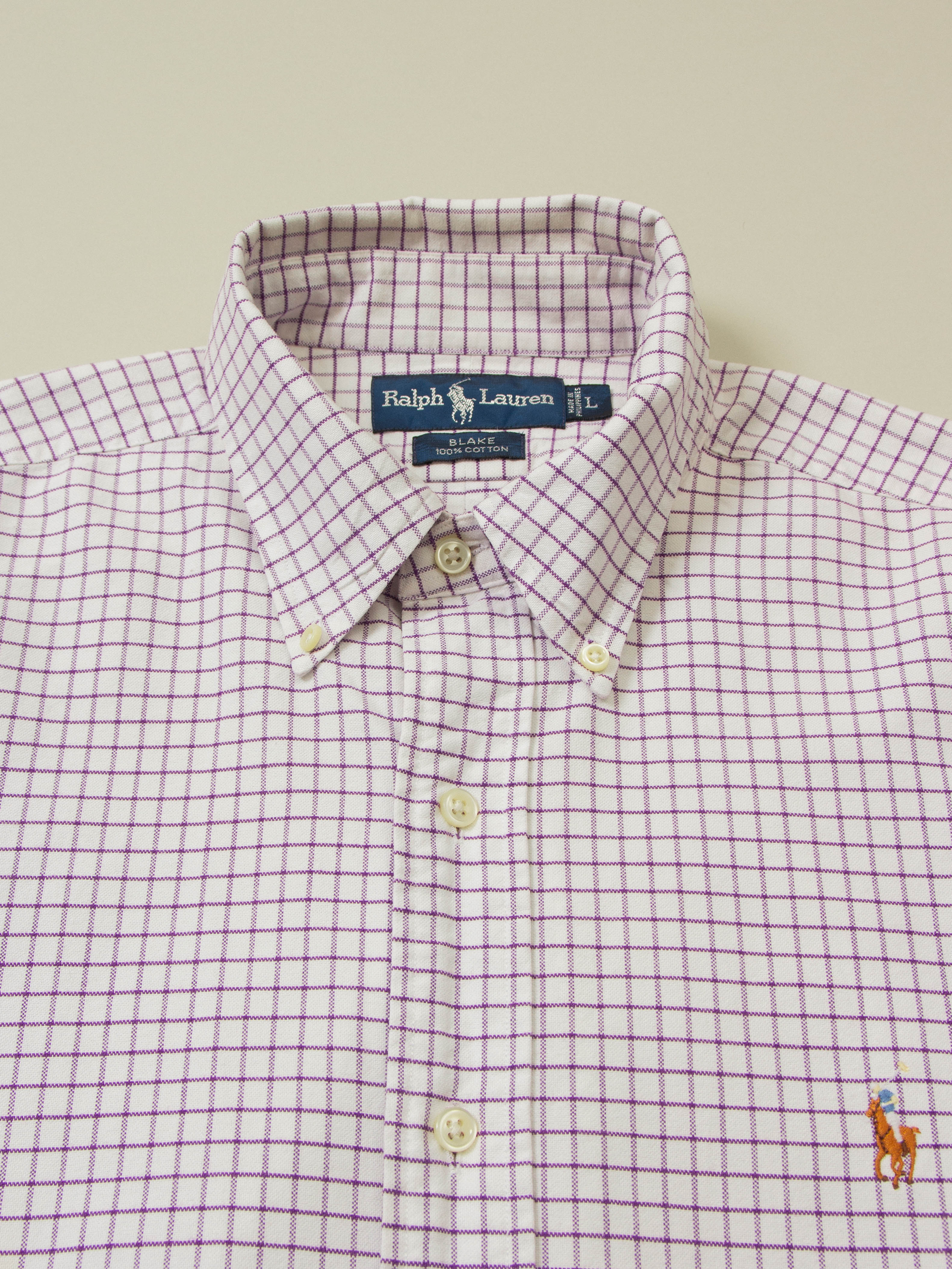 Vtg 1990s Ralph Lauren Shirt (L) - Image 4
