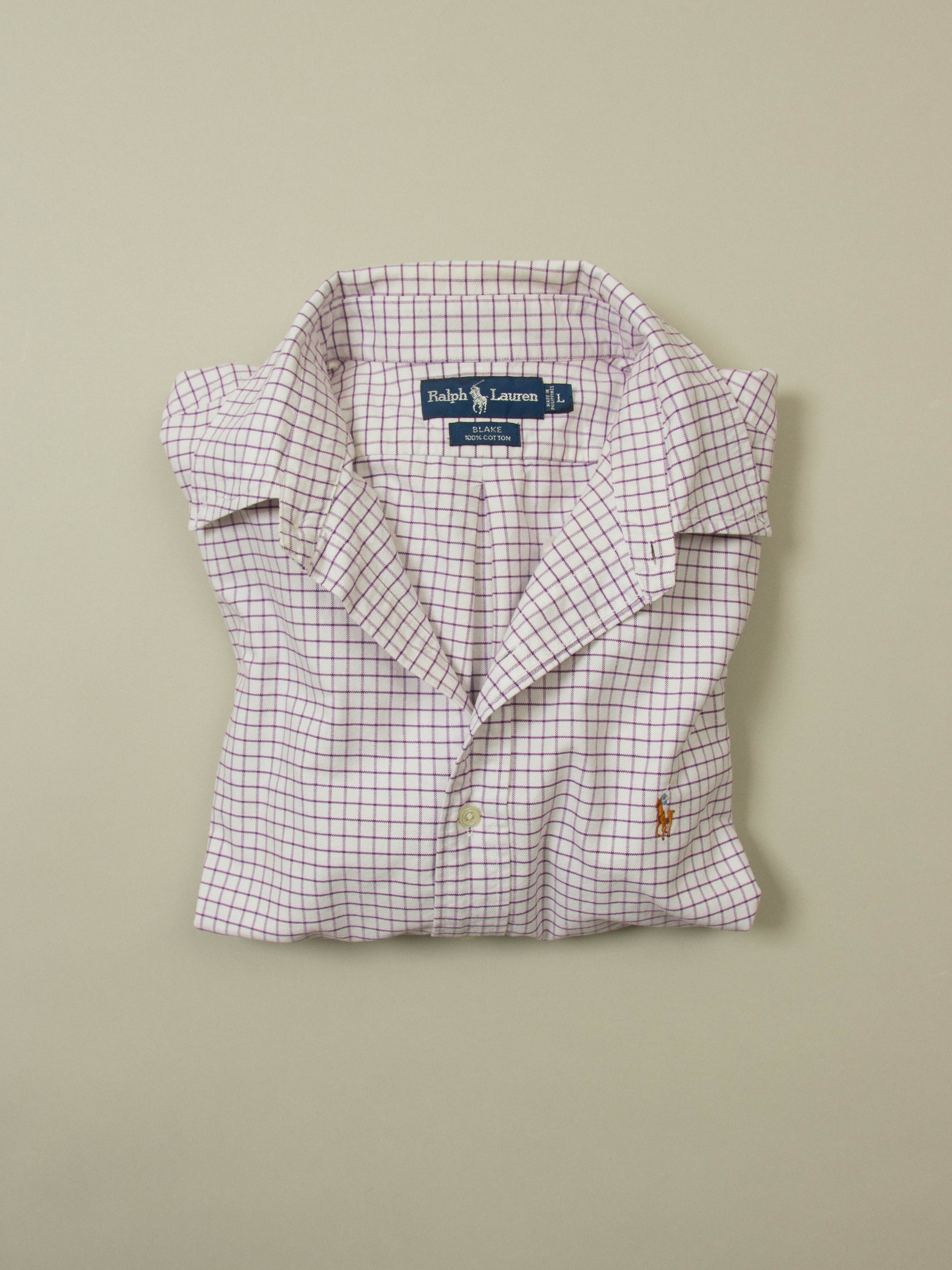 Vtg 1990s Ralph Lauren Shirt (L) - Image 8