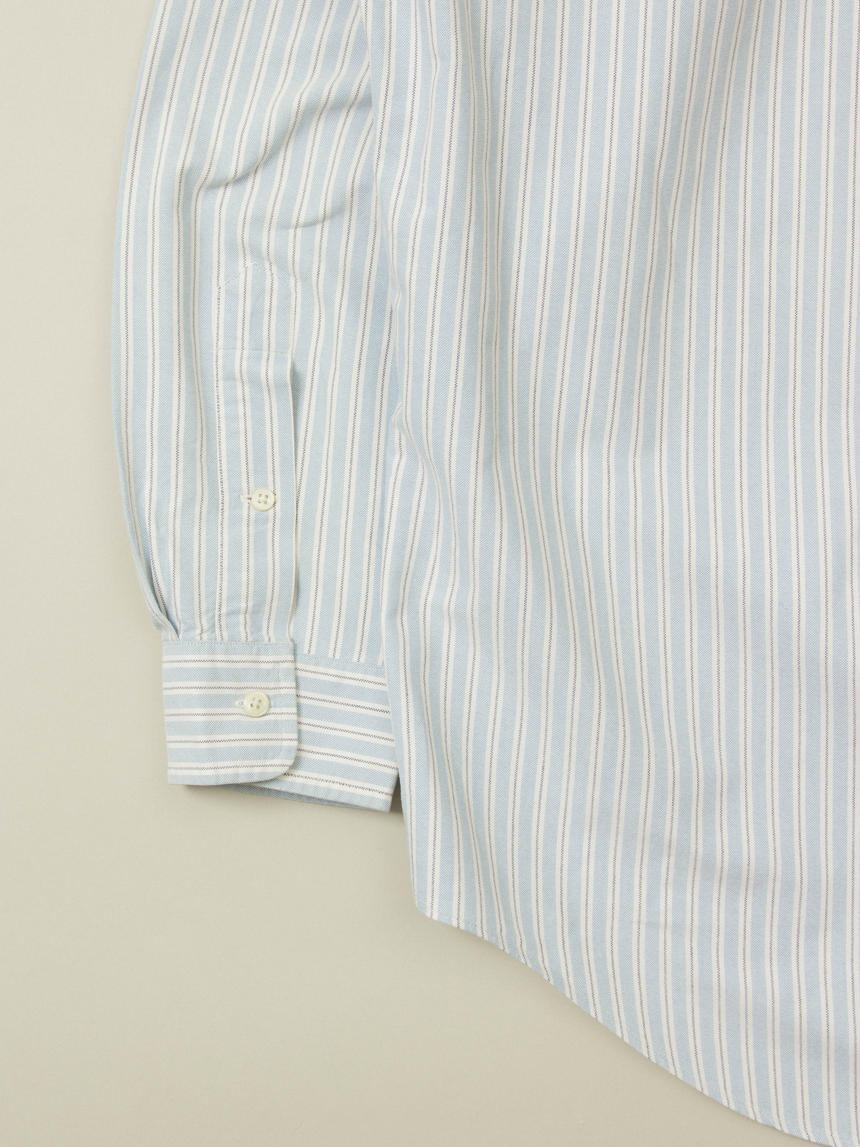 Vtg 1990s Striped Ralph Lauren Shirt (XL) - Image 5