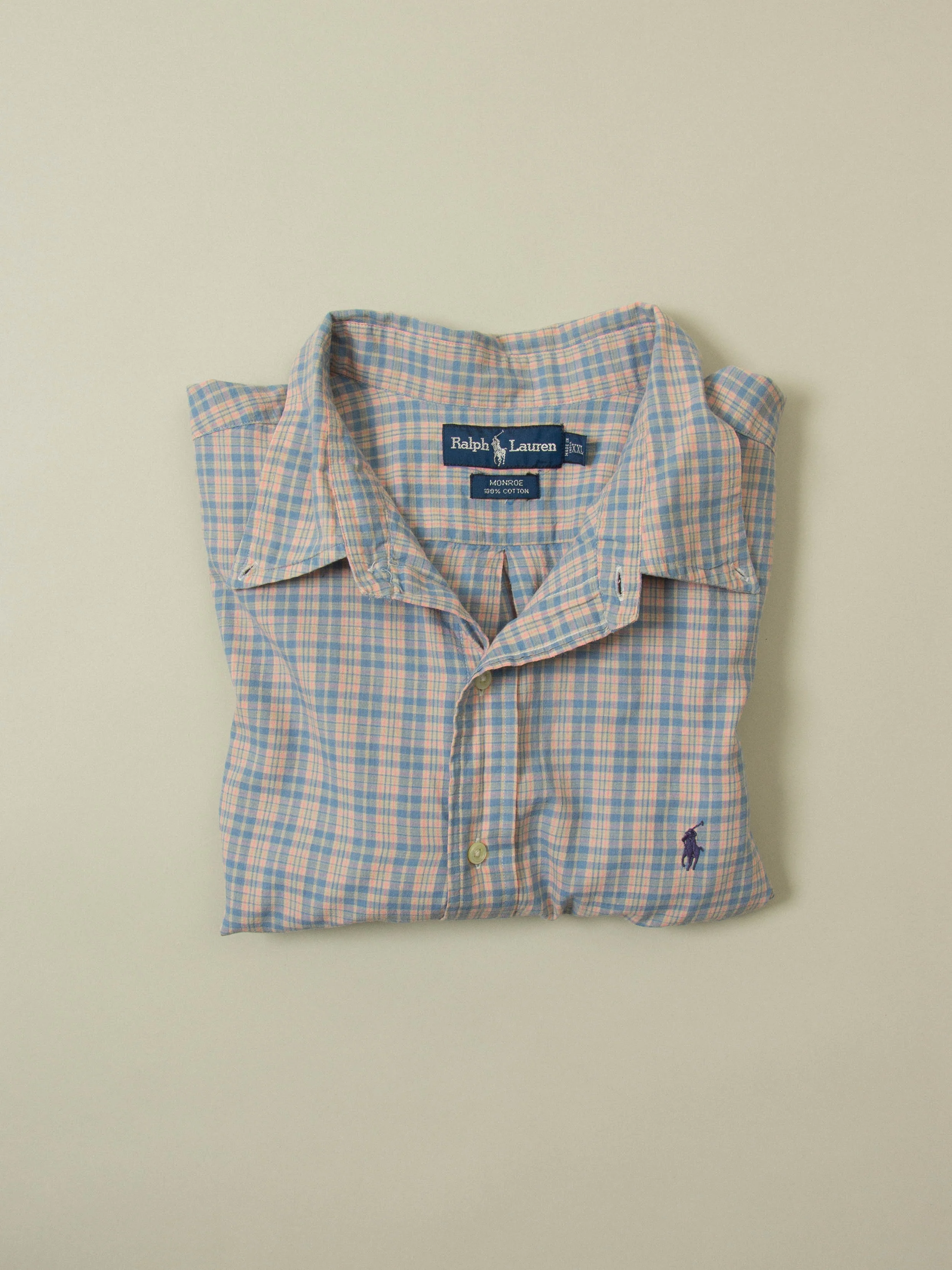 Vtg 1990s Ralph Lauren Shirt (XXL) - Image 4
