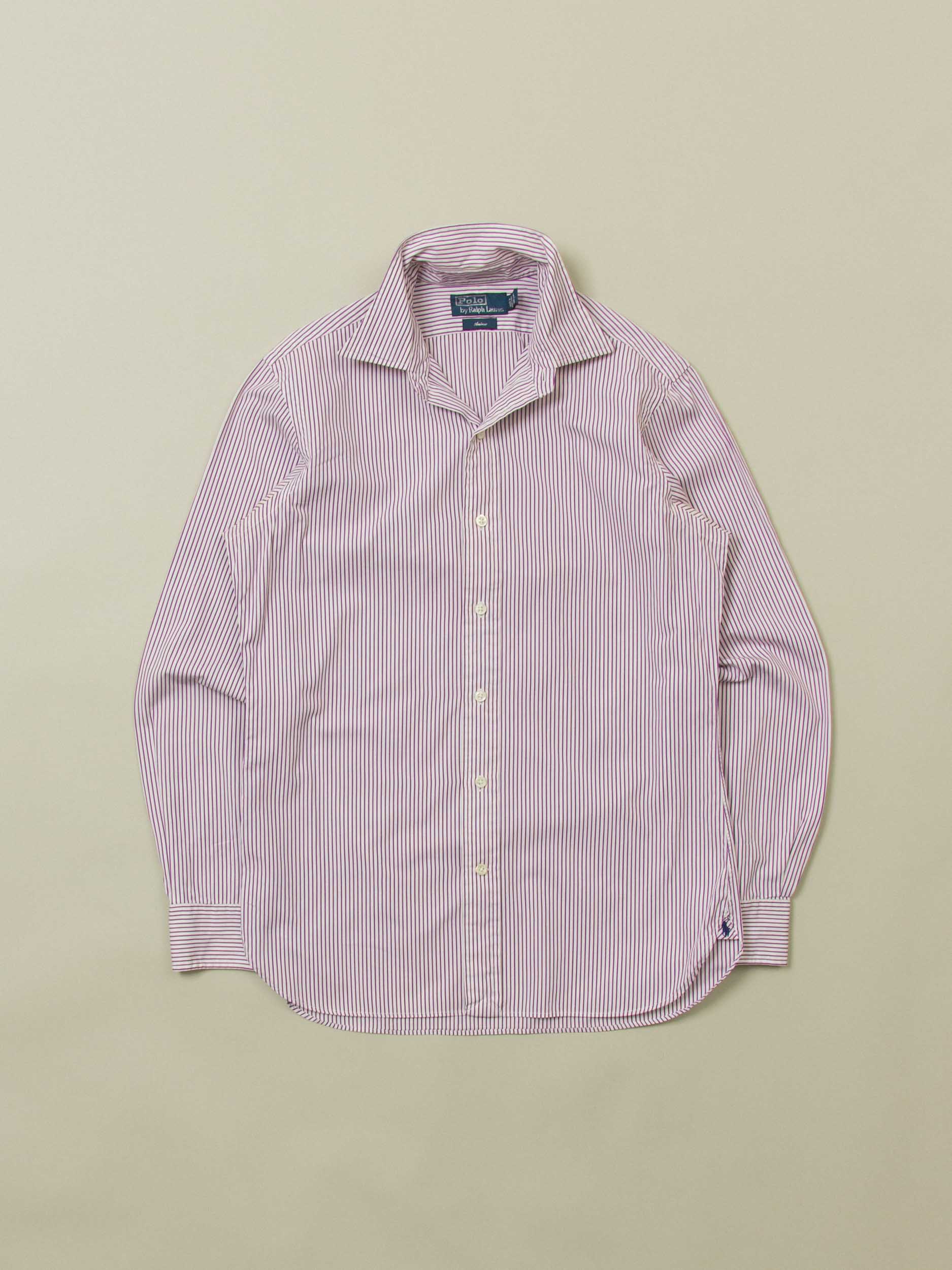Vtg 1990s Ralph Lauren Striped Shirt (S/M)