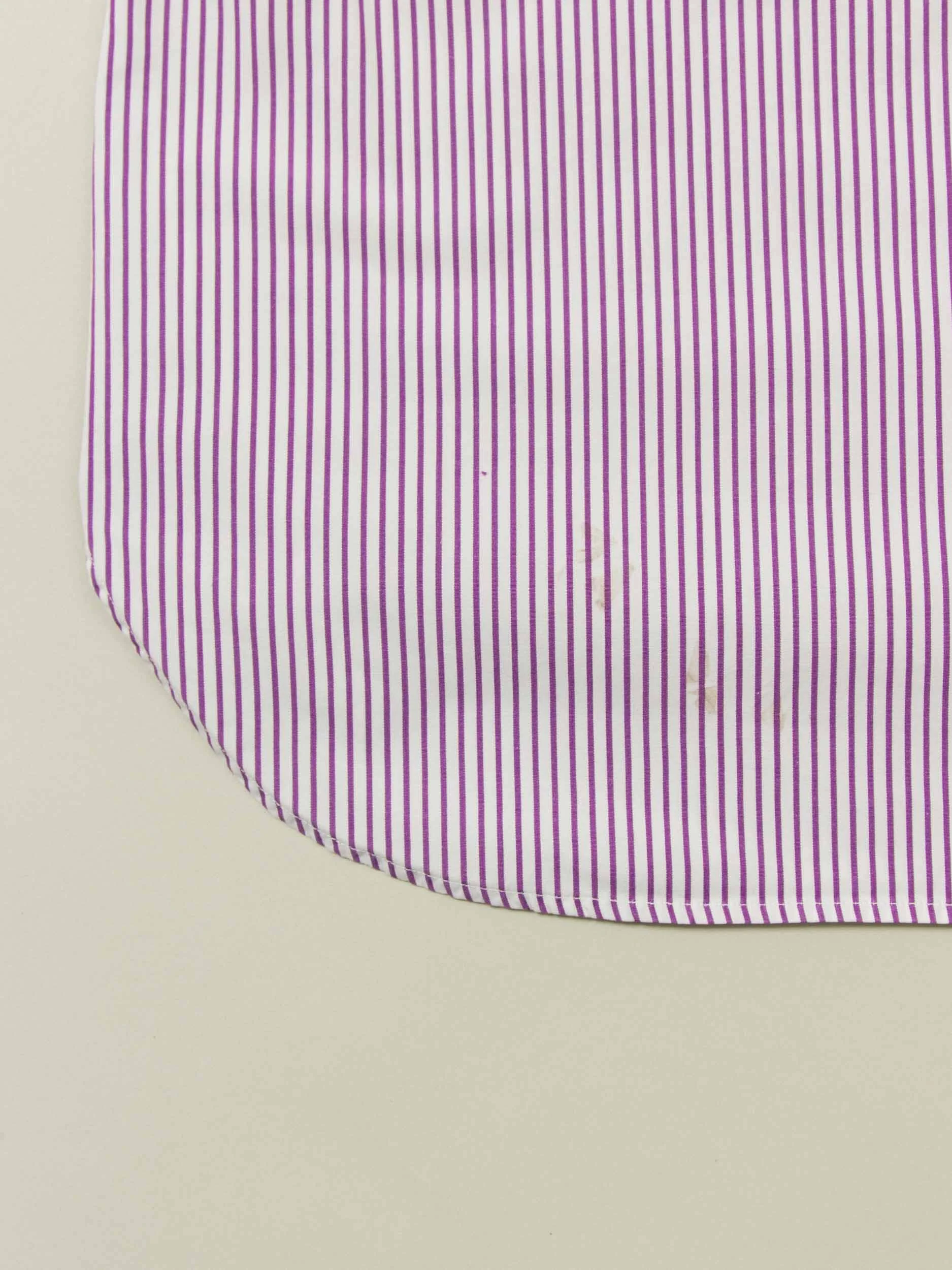 Vtg 1990s Ralph Lauren Striped Shirt (S/M) - Image 4