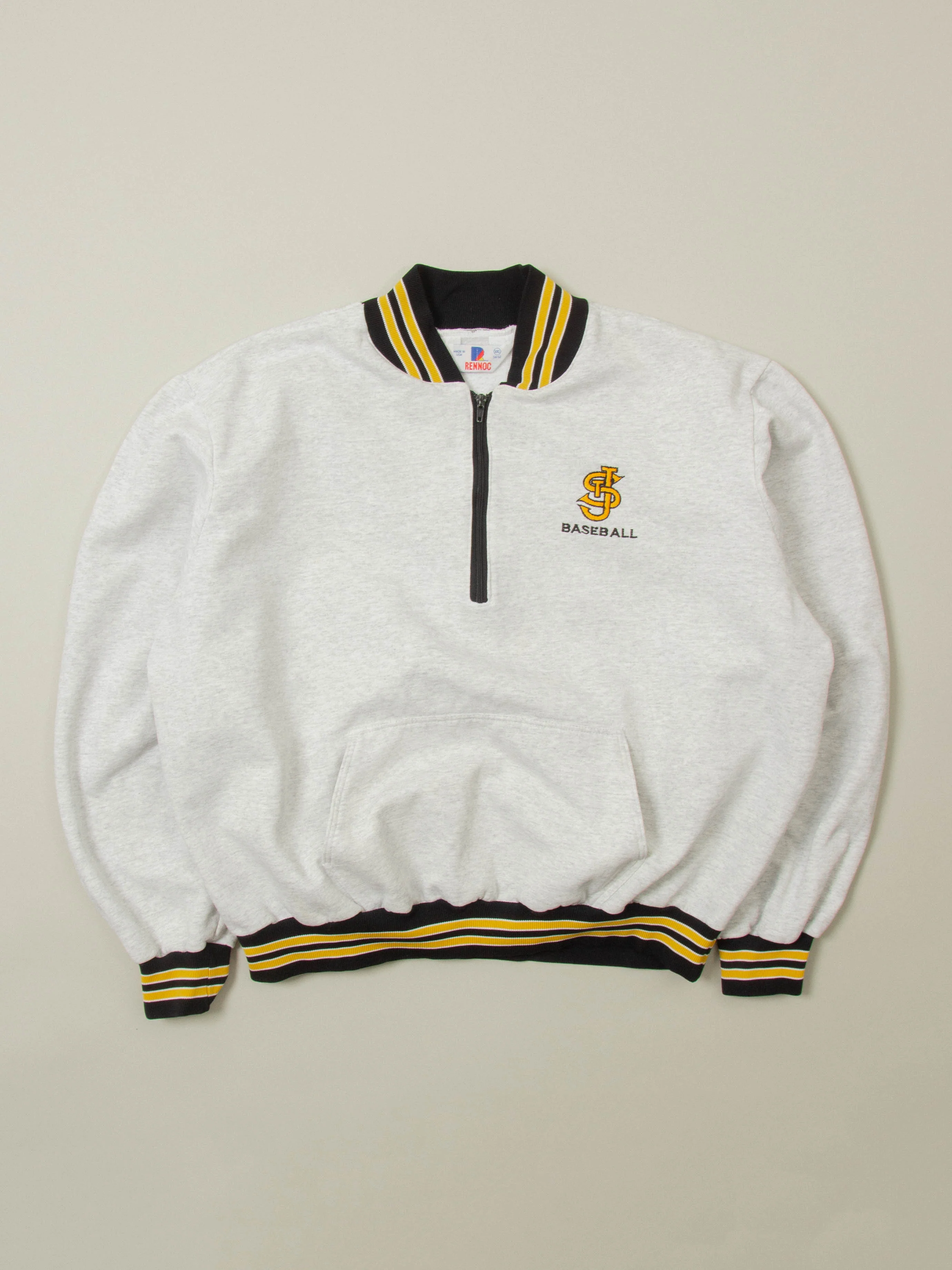 Vtg 1990s 'Rennoc' Heavyweight Warm Up Jersey - Made in USA (XXL)