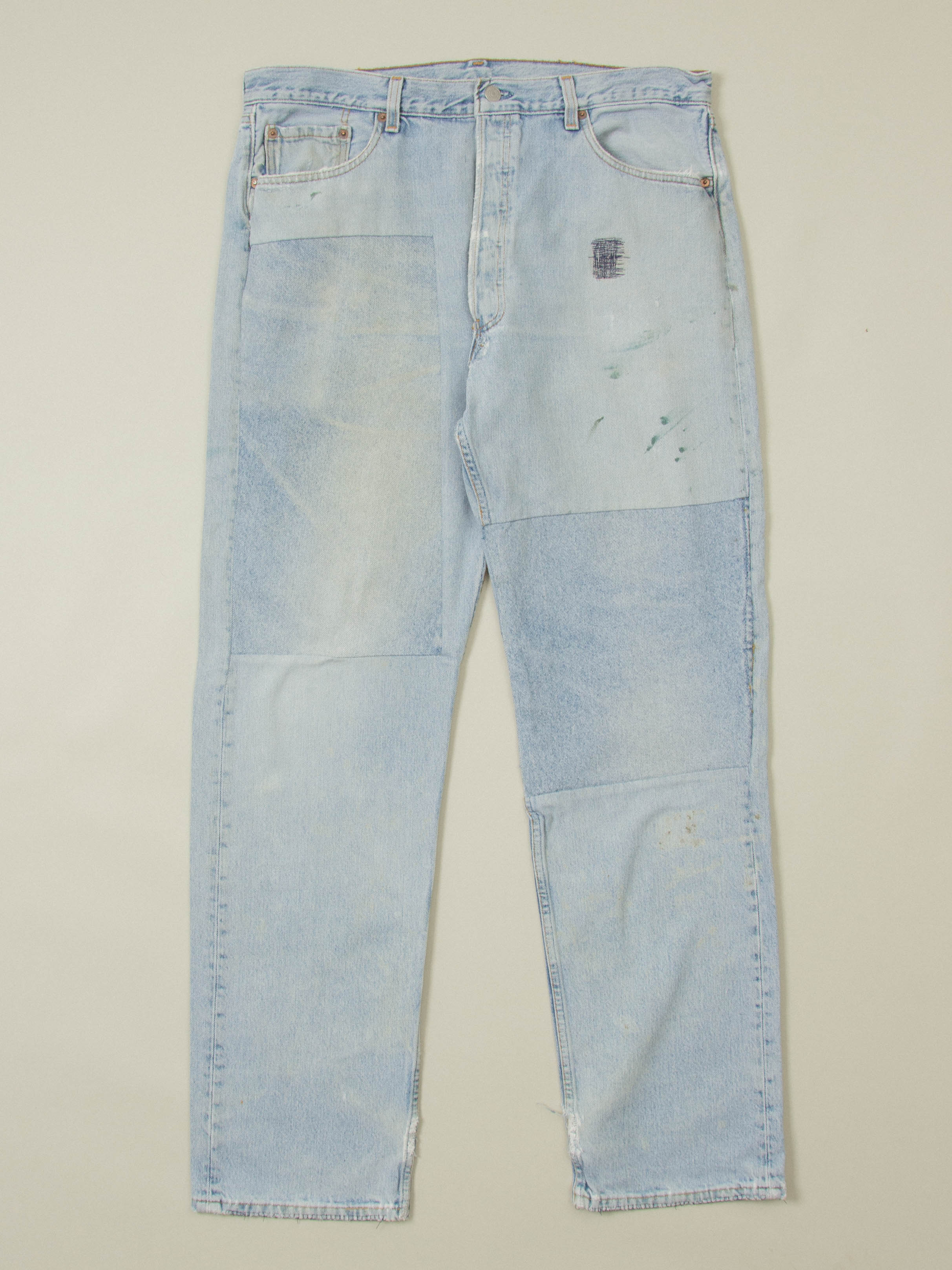 Vtg 1990s Reworked Levi's 501 Jeans - Made in USA (36x34)
