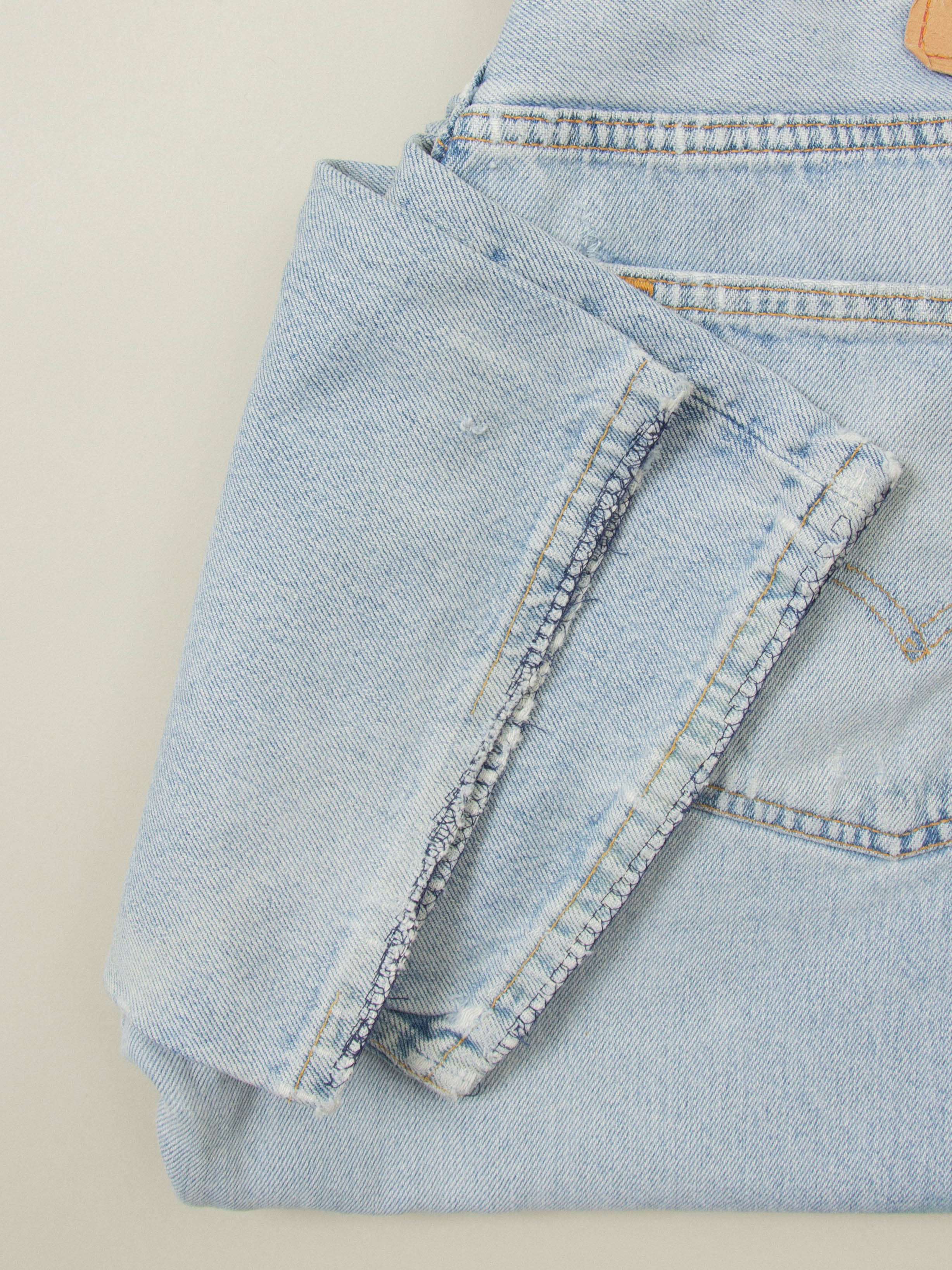 Vtg 1990s Reworked Levi's 501 Jeans - Made in USA (36x34) - Image 7