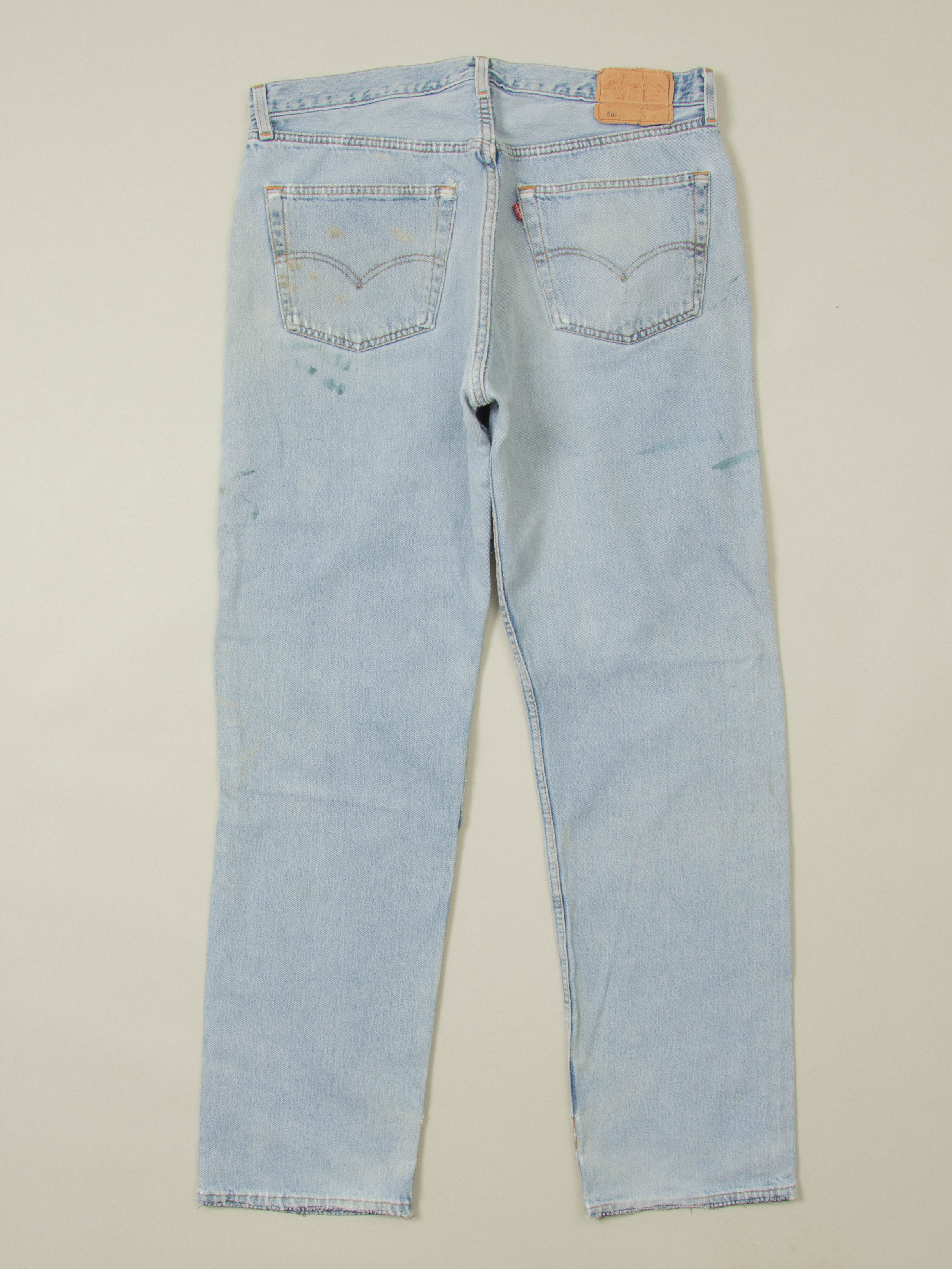 Vtg 1990s Reworked Levi's 501 Jeans - Made in USA (36x34) - Image 8