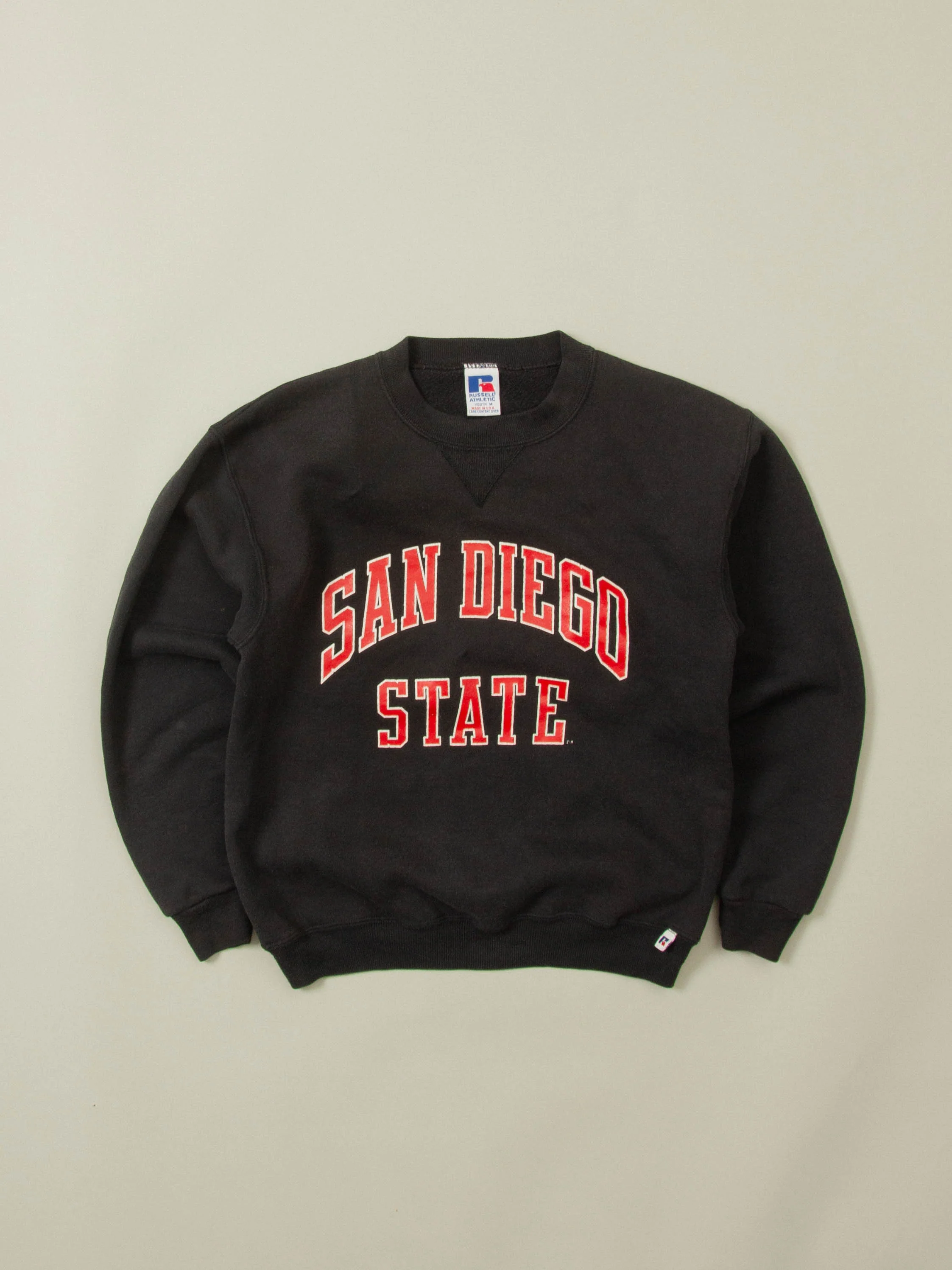 Vtg 1990s Russell Athletic San Diego Sweatshirt - Made in USA (XS)