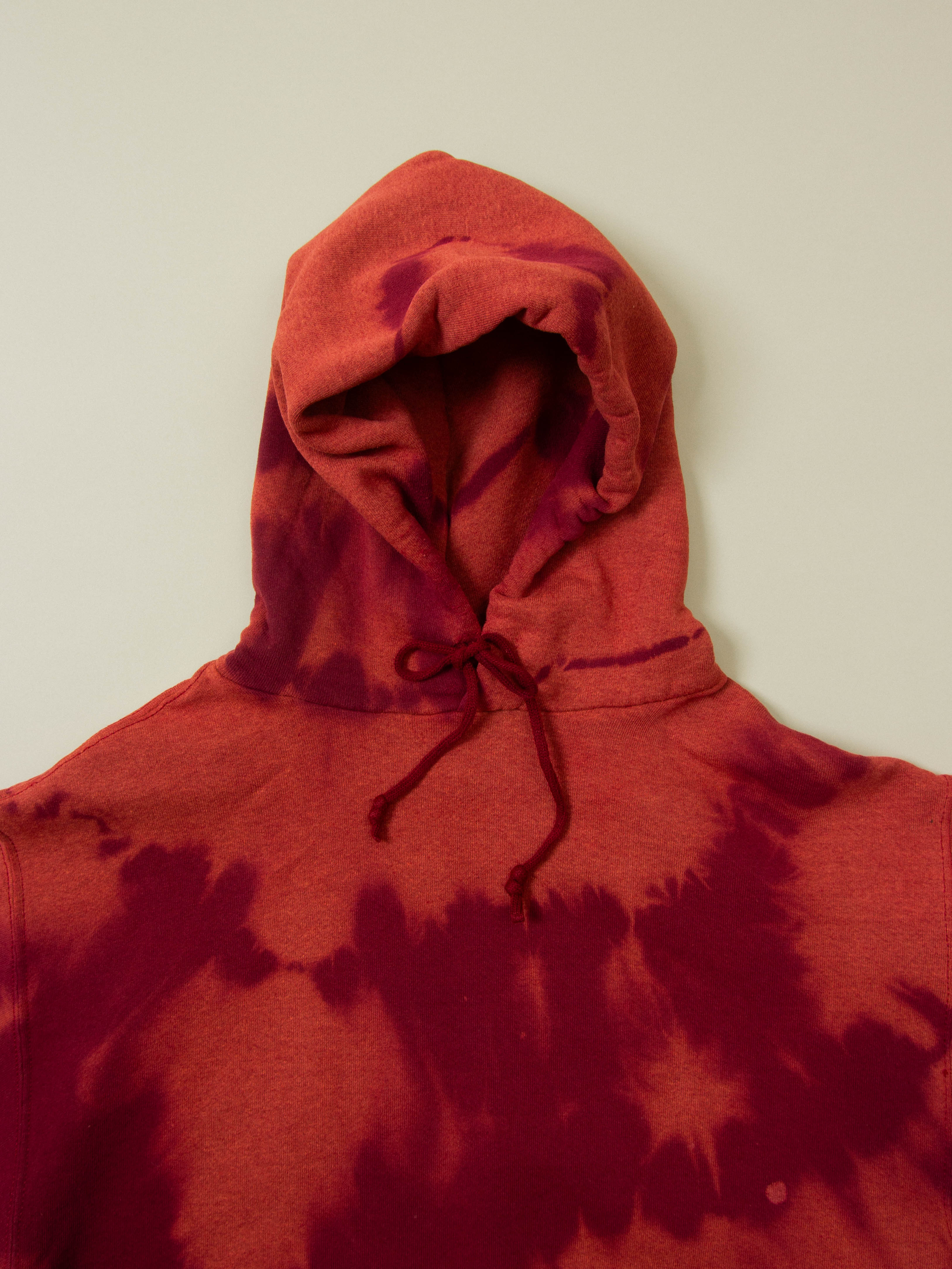Vtg 1990s Russell Athletic Tie-Dye Hoodie - Made in USA (M) - Image 2