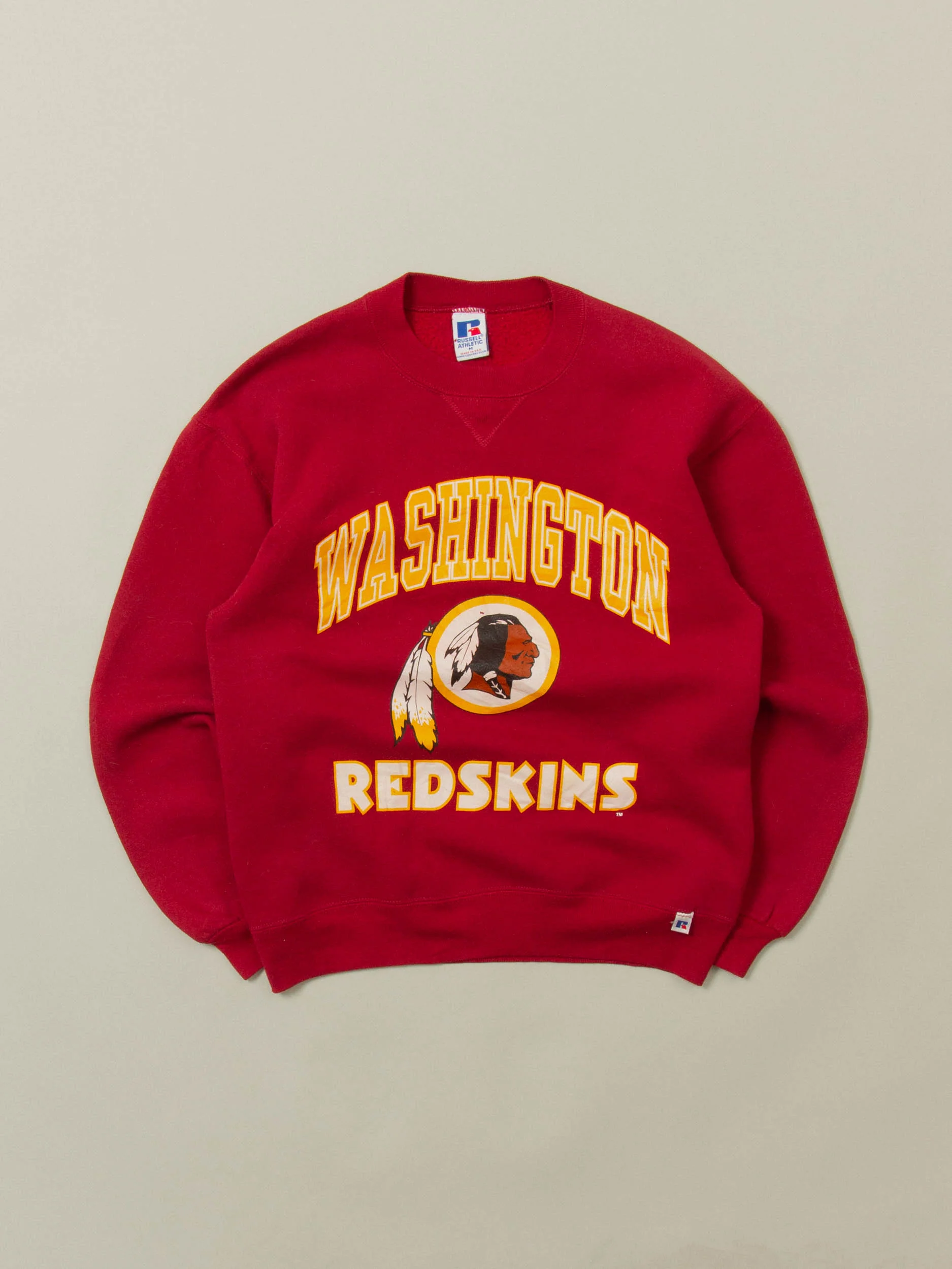 Vtg 1990s Russell Athletics Redskins NFL Sweatshirt – Made in USA (M)